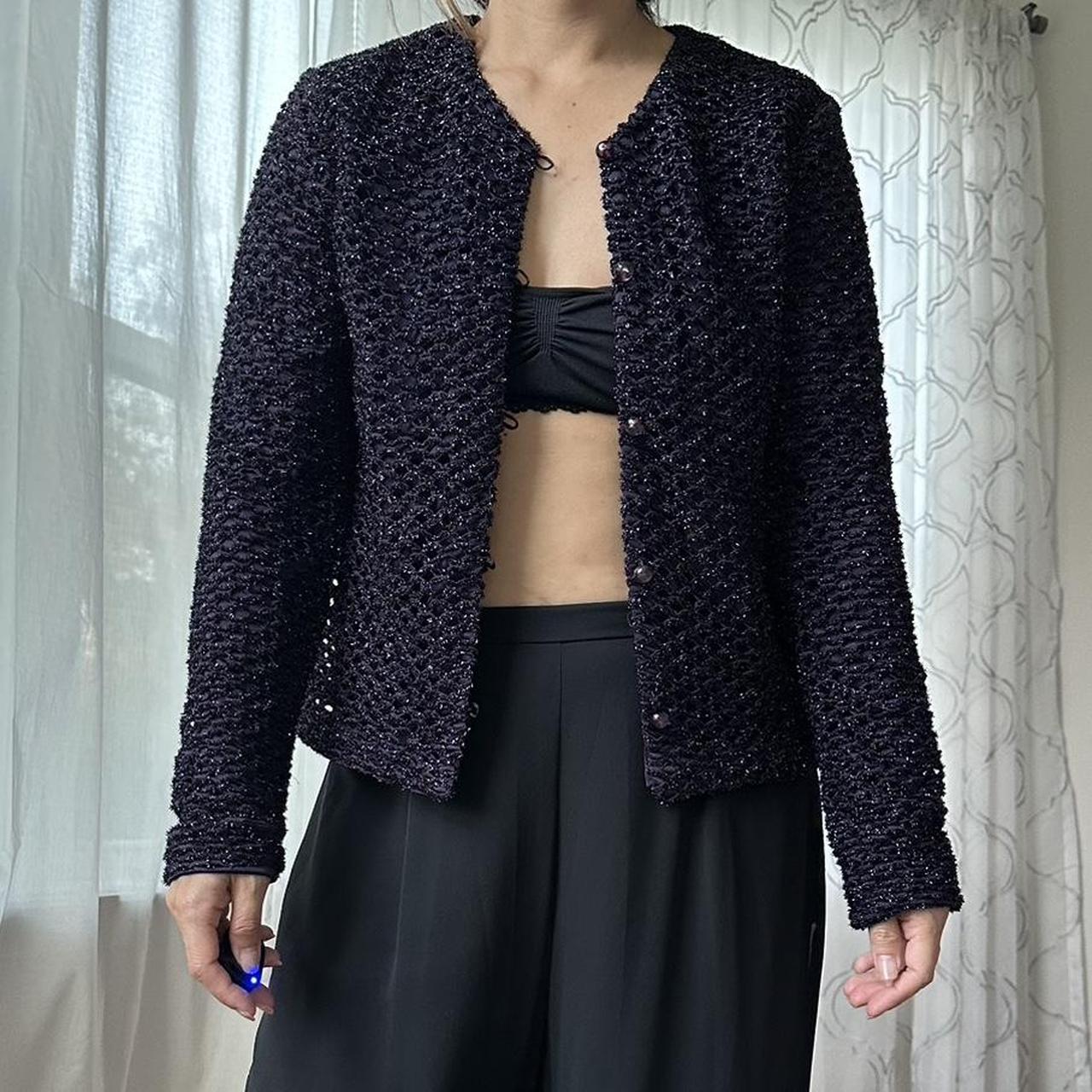 Women's Purple Cardigan