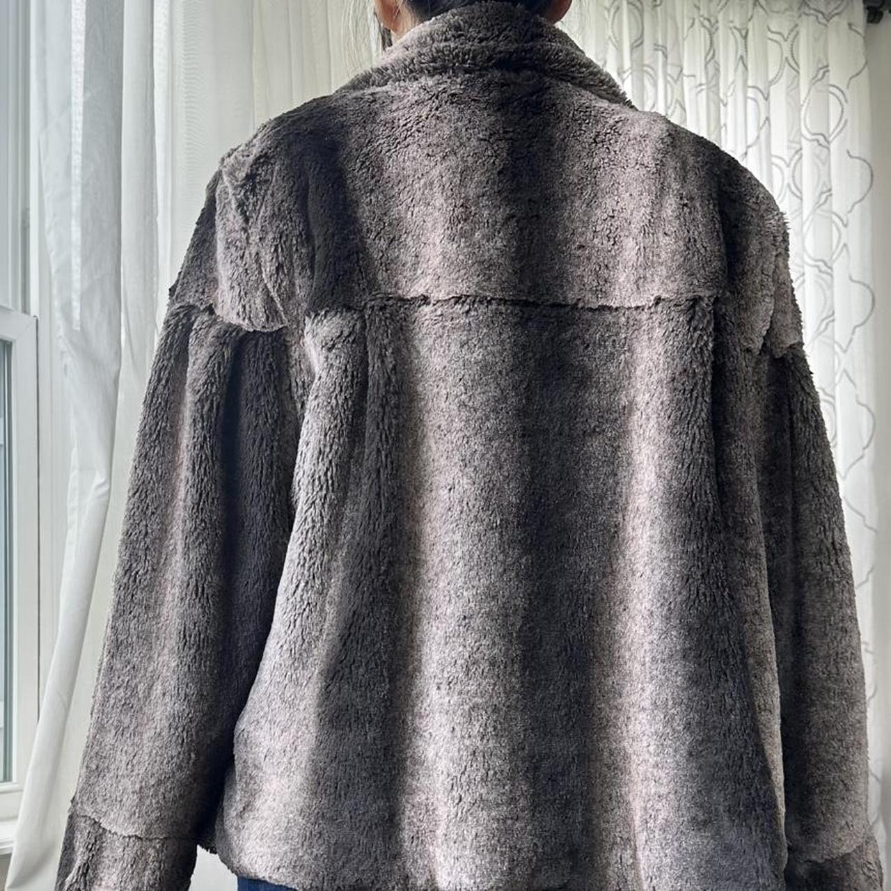 Women's Brown and Cream Coat