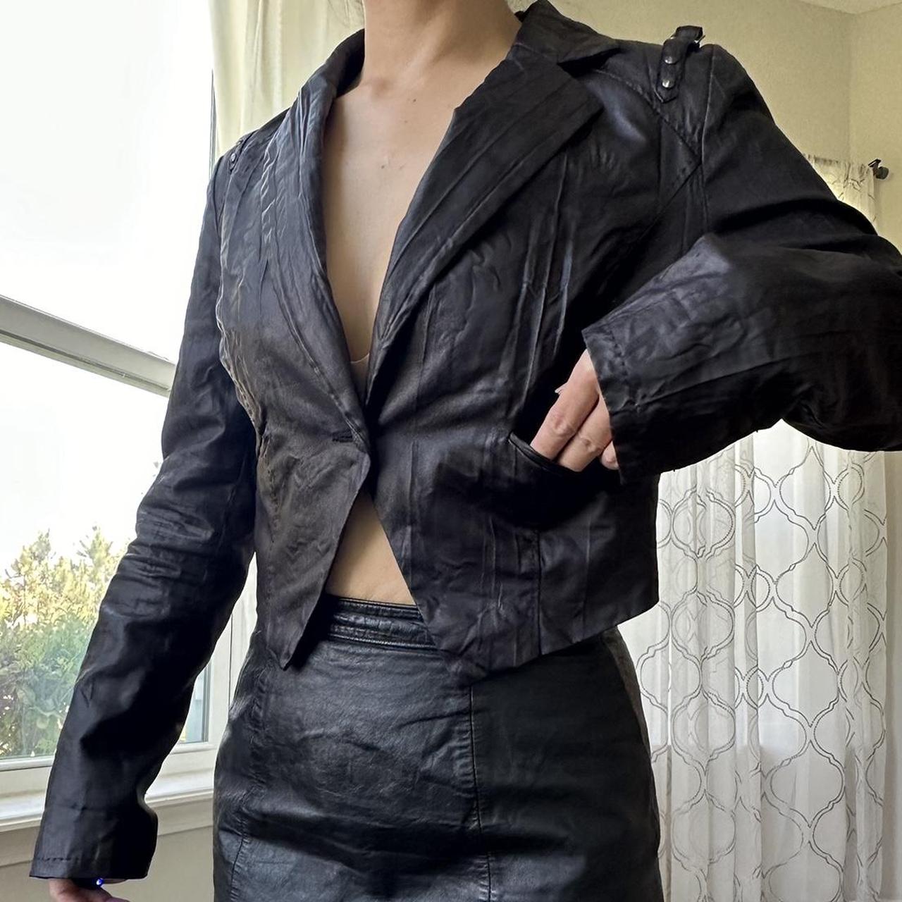 Guess Women's Black and Brown Jacket
