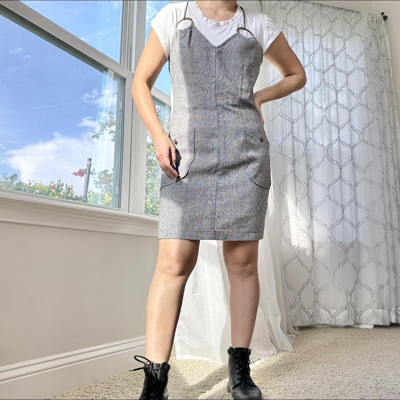 Women's Black and White Dress