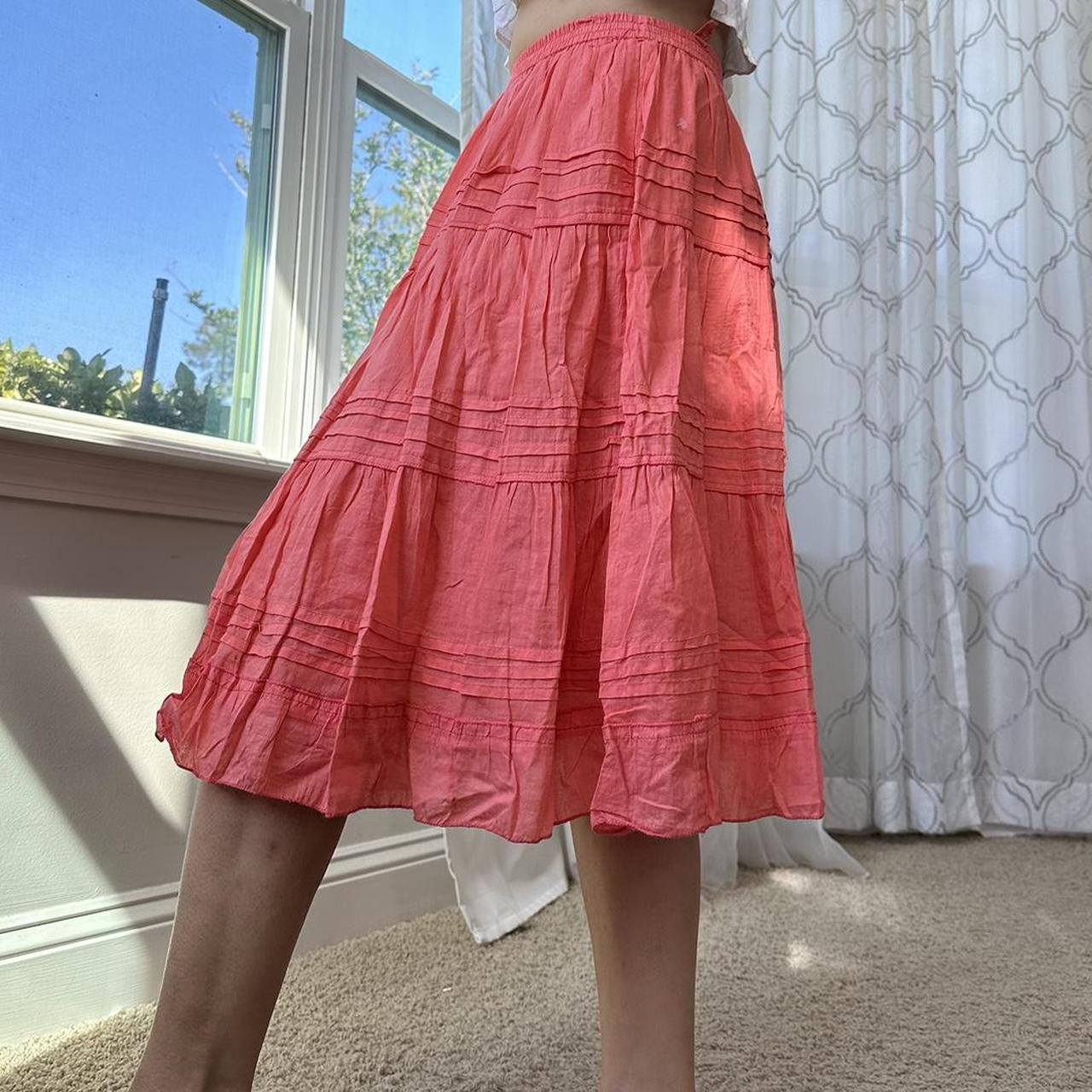 Women's Orange Skirt