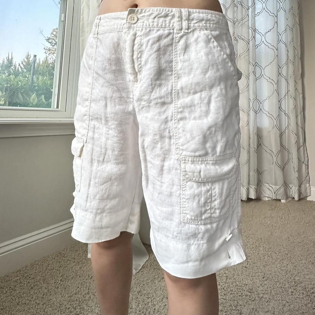 Coldwater Creek Women's White and Cream Shorts
