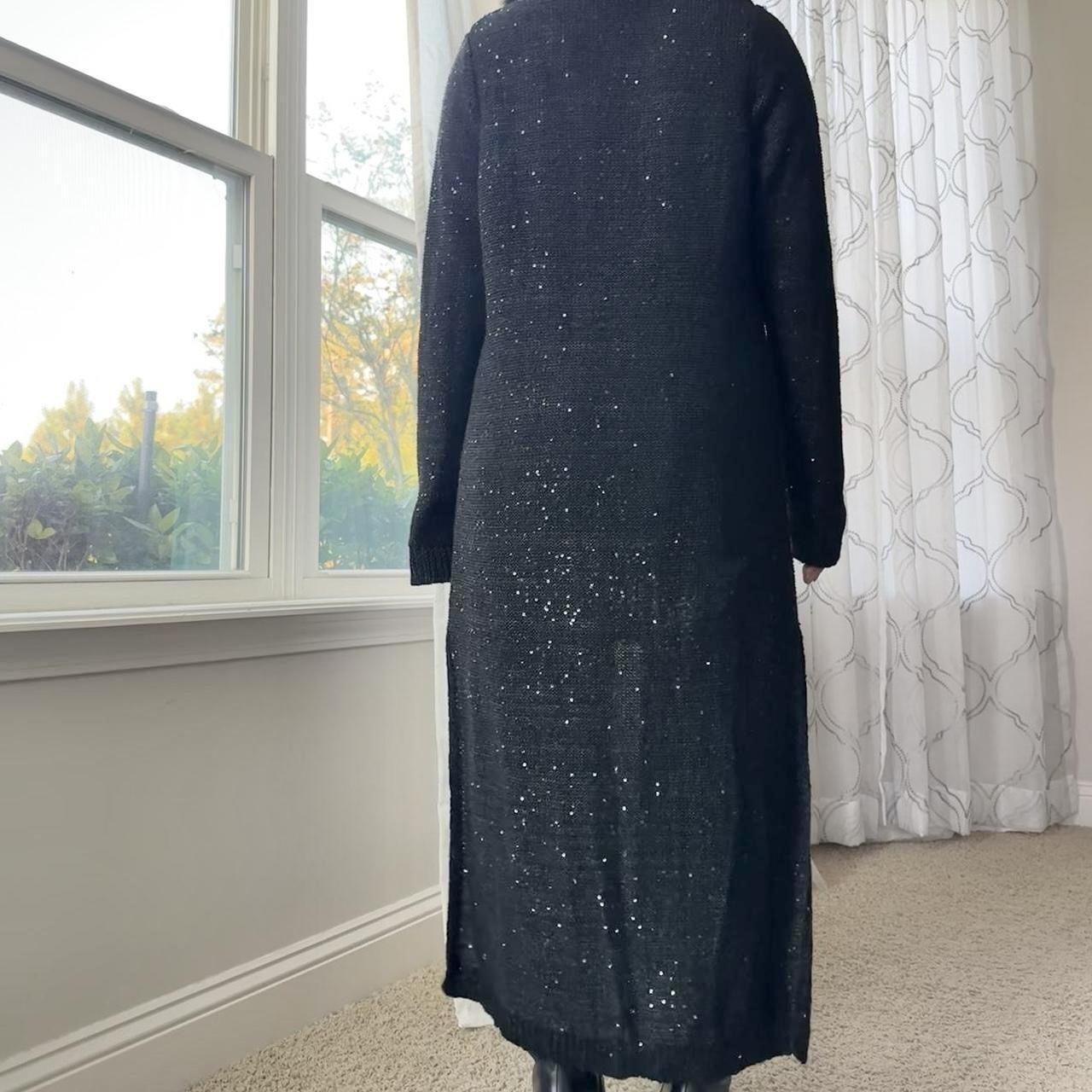 White House Black Market Women's Black Coat