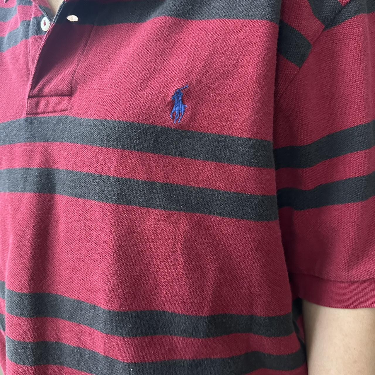 Polo Ralph Lauren Women's Red and Burgundy Polo-shirts