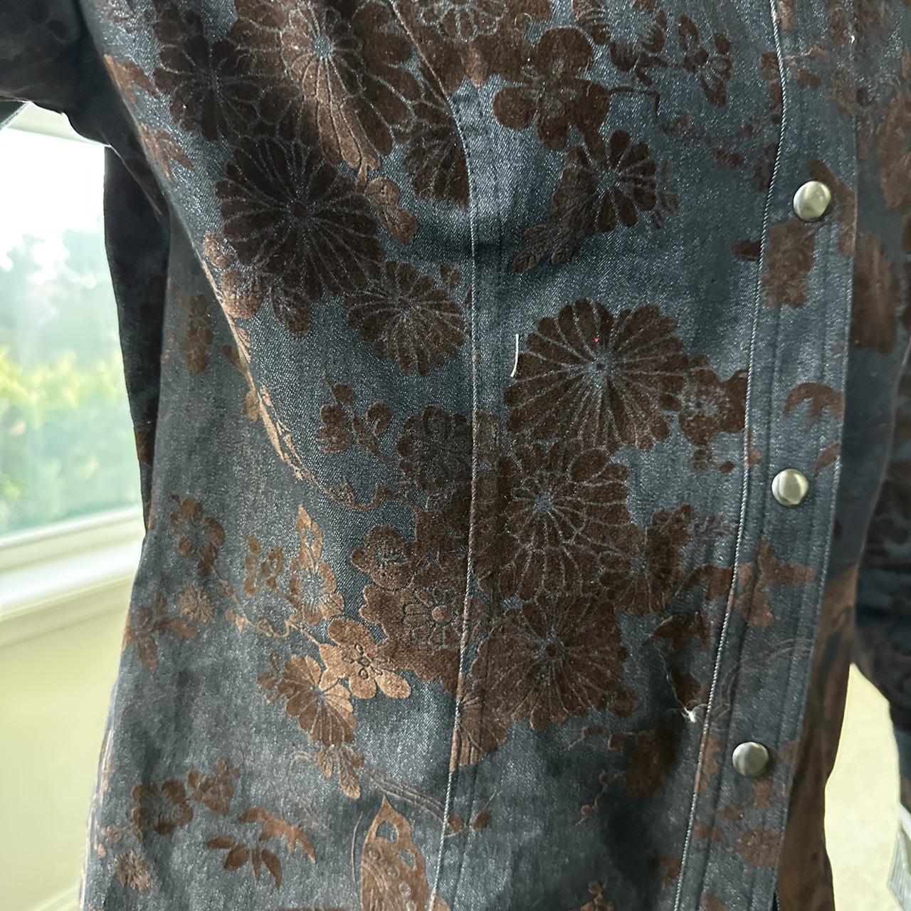 Women's Brown and Blue Jumpsuit