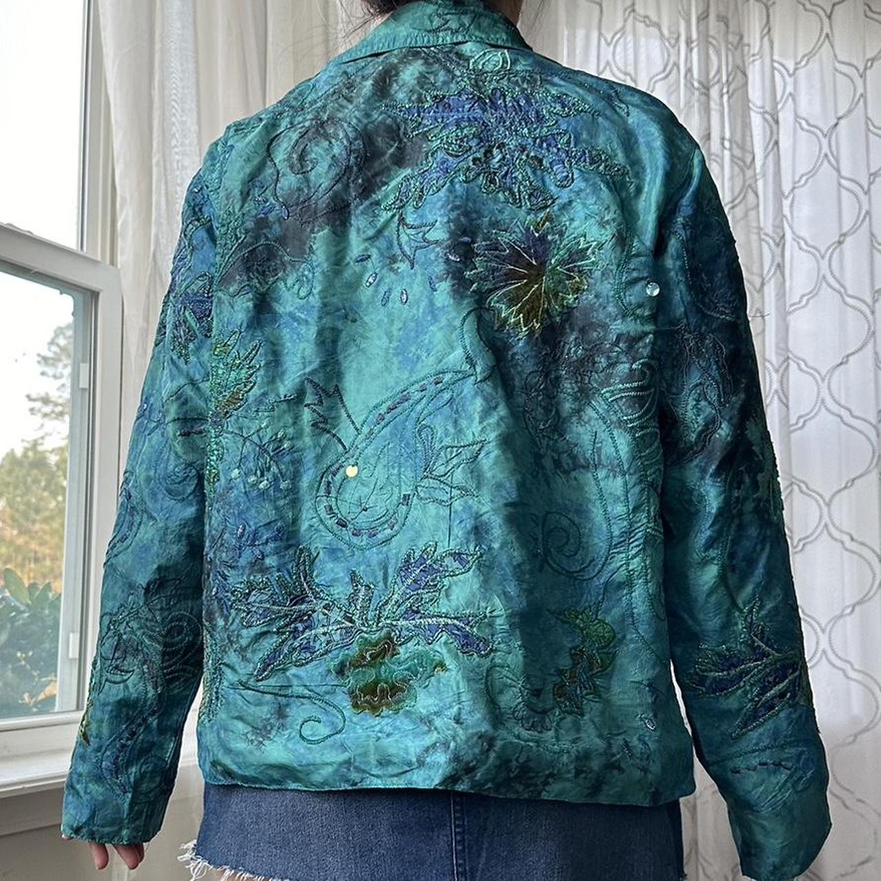 Chico's Women's Green and Blue Jacket