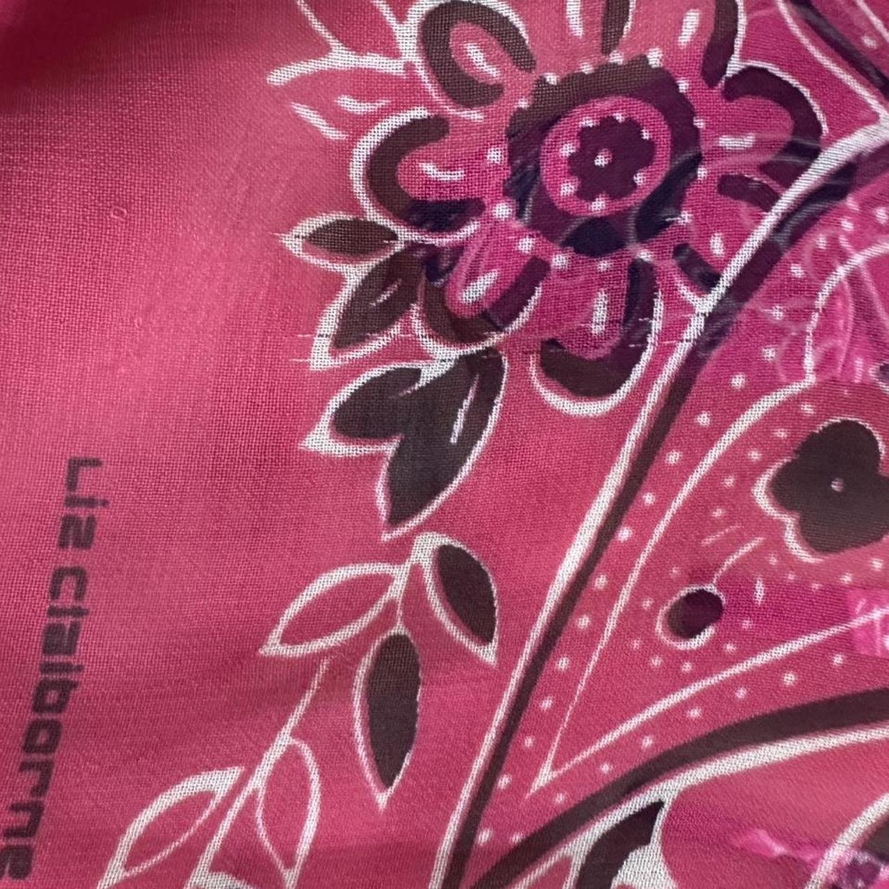 Liz Claiborne Women's Black and Pink Scarf-wraps