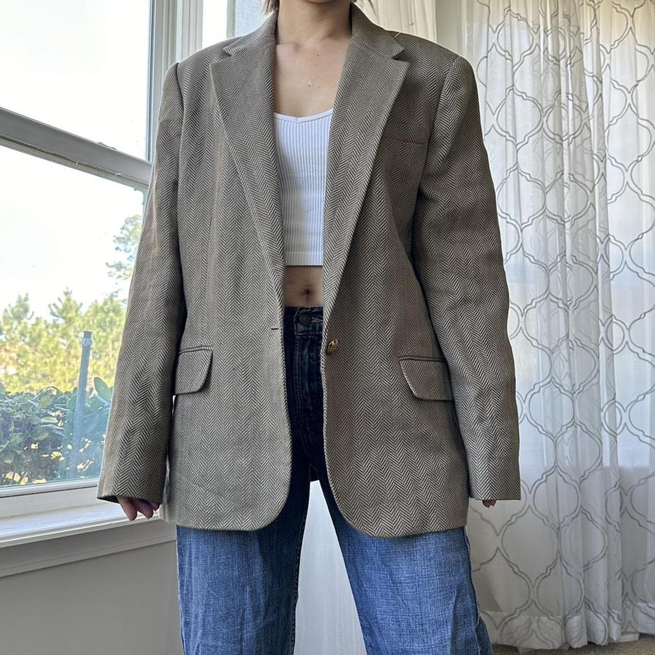 Ralph Lauren Women's Green and Khaki Jacket