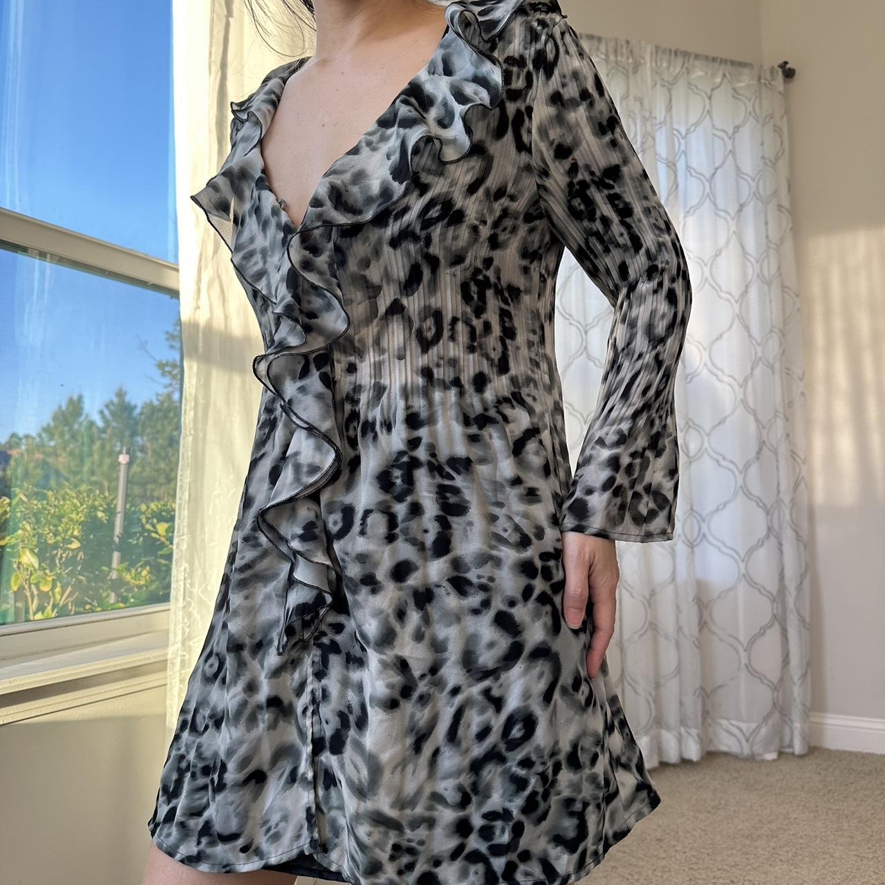 Women's Black and Grey Blouse