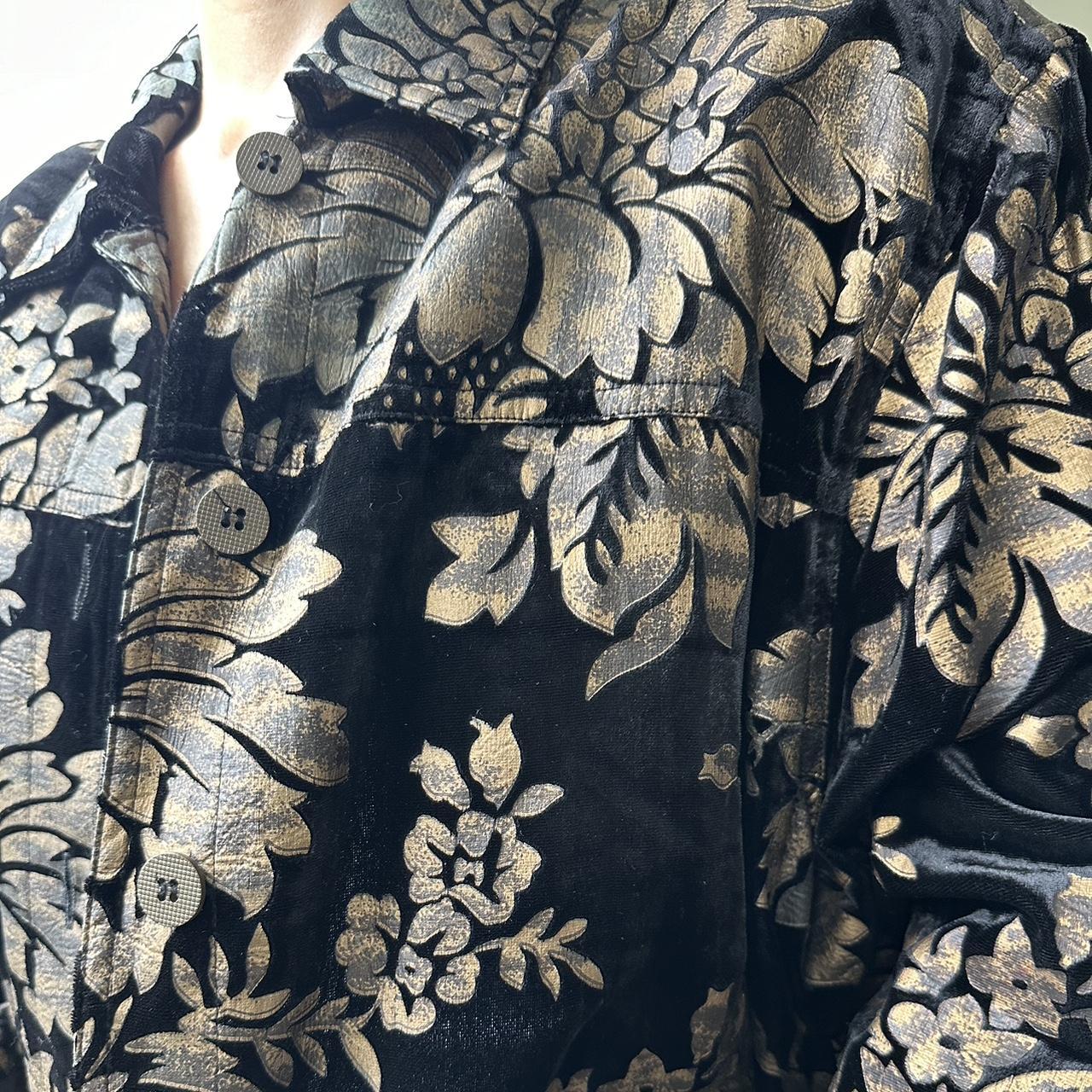 Women's Black and Tan Jacket