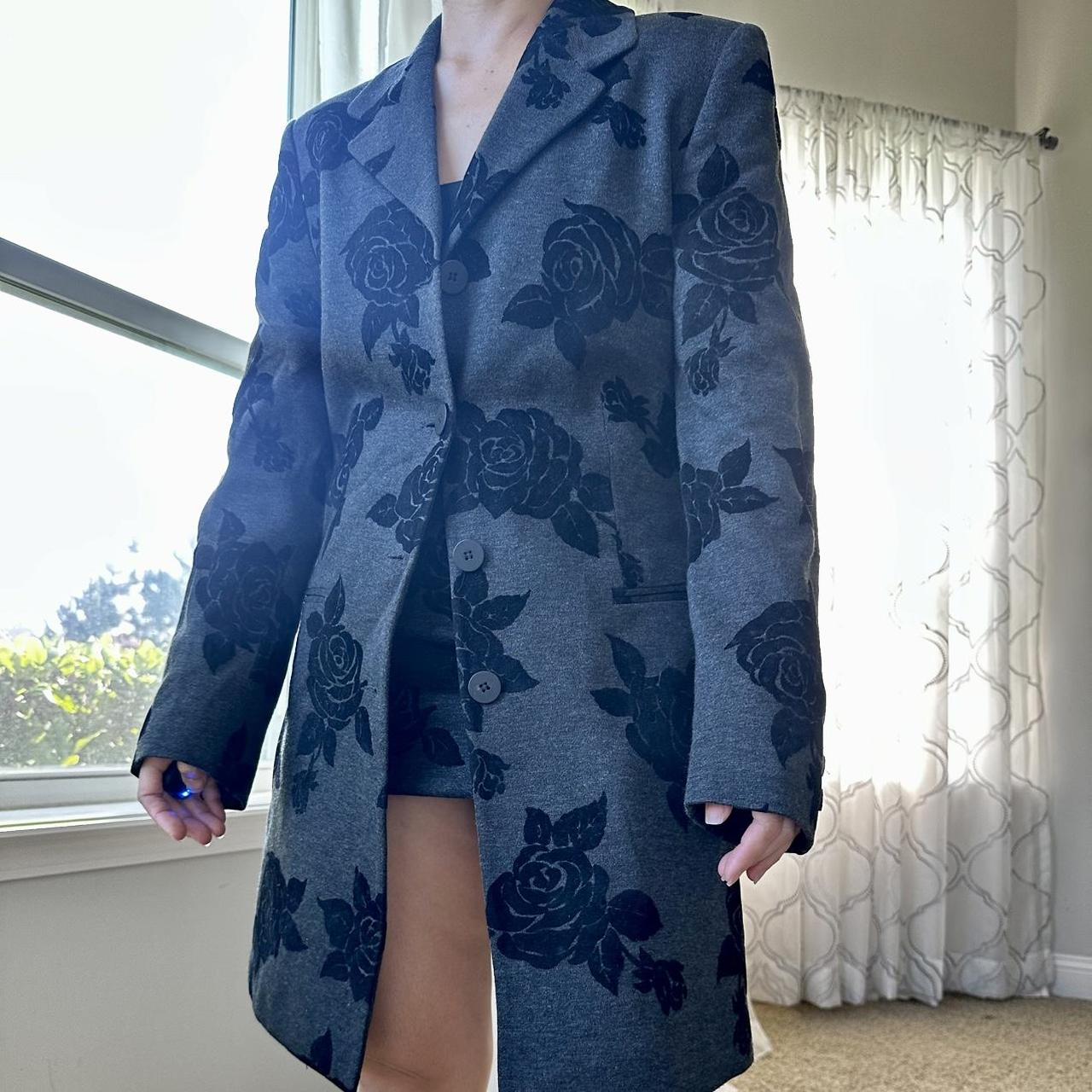 Women's Black and Grey Jacket