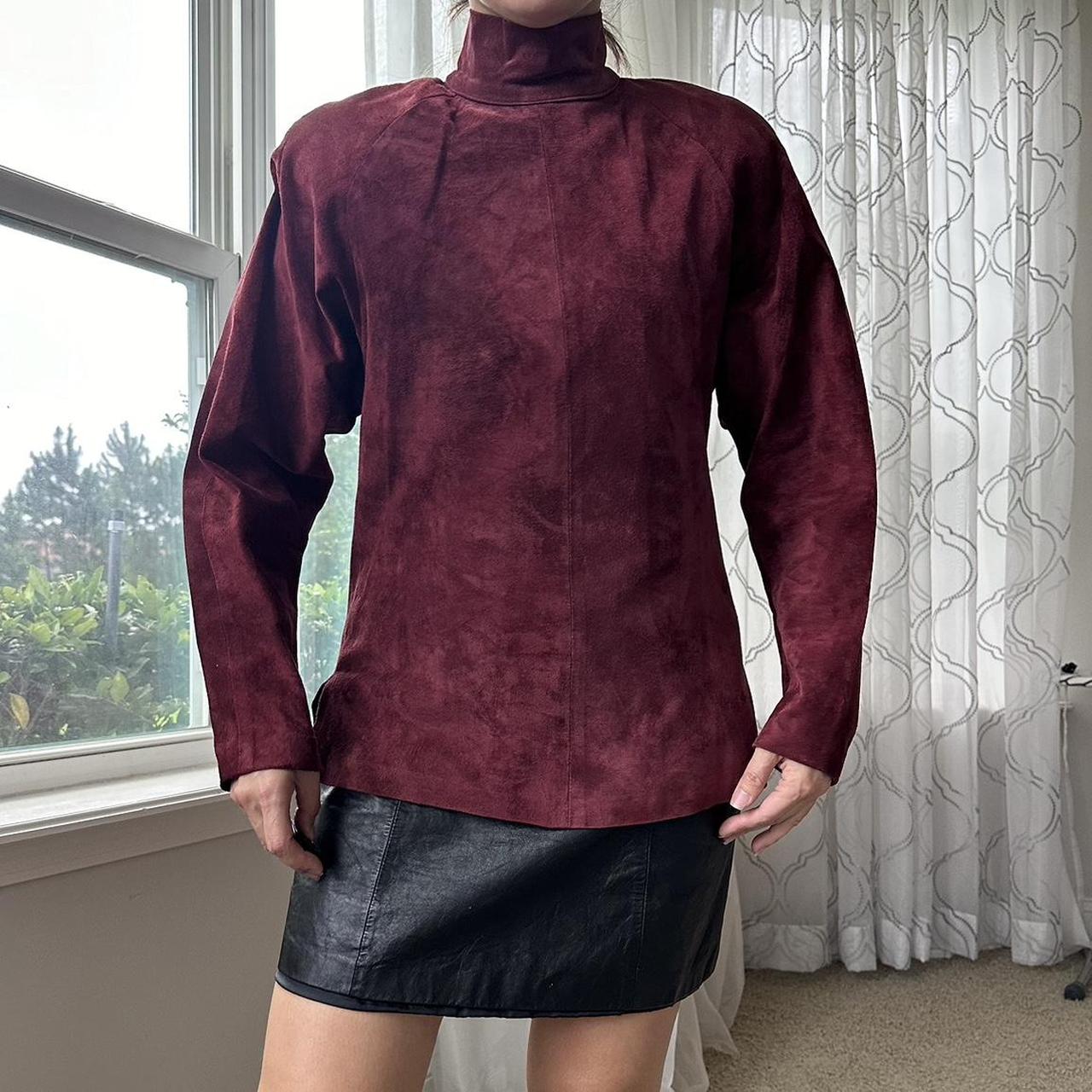 Women's Burgundy Top