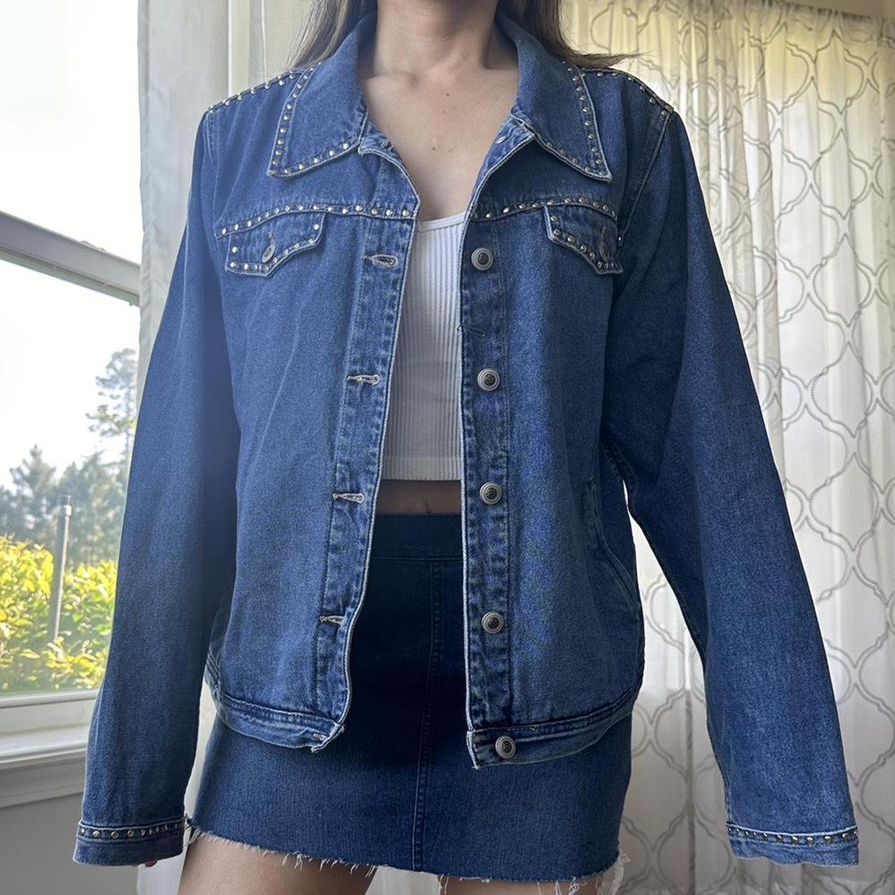 Women's Blue and Silver Jacket