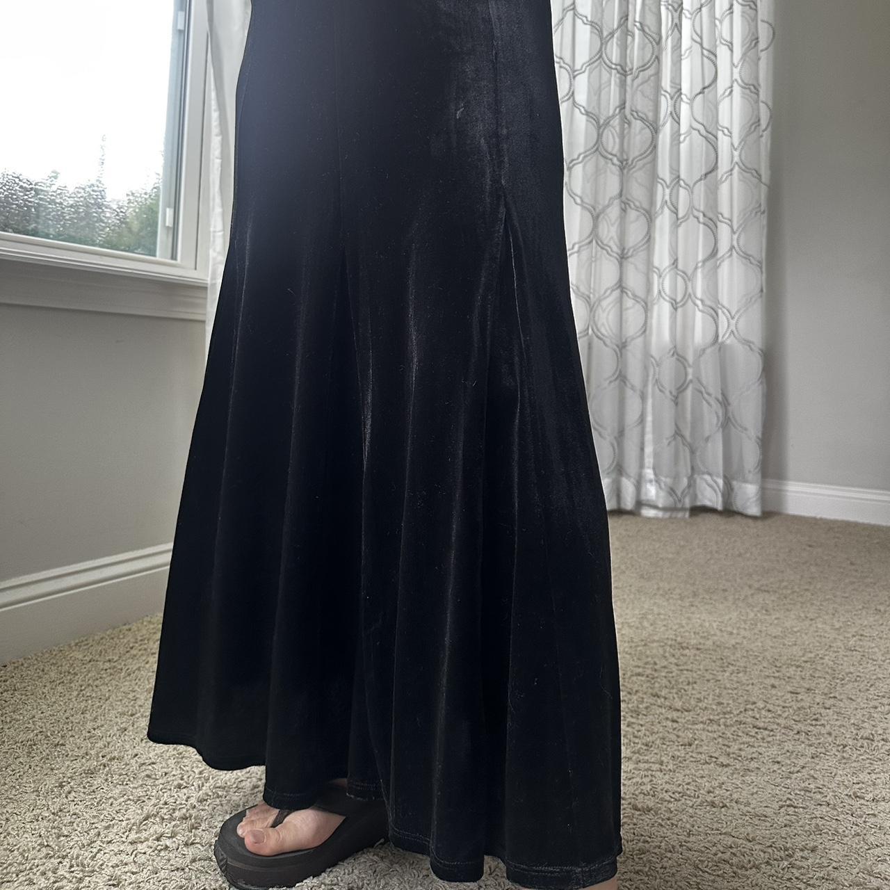 Women's Burgundy and Purple Skirt