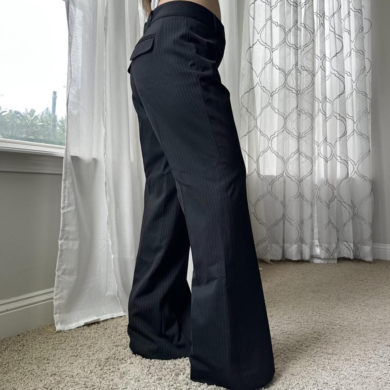 White House Black Market Women's Black and White Trousers