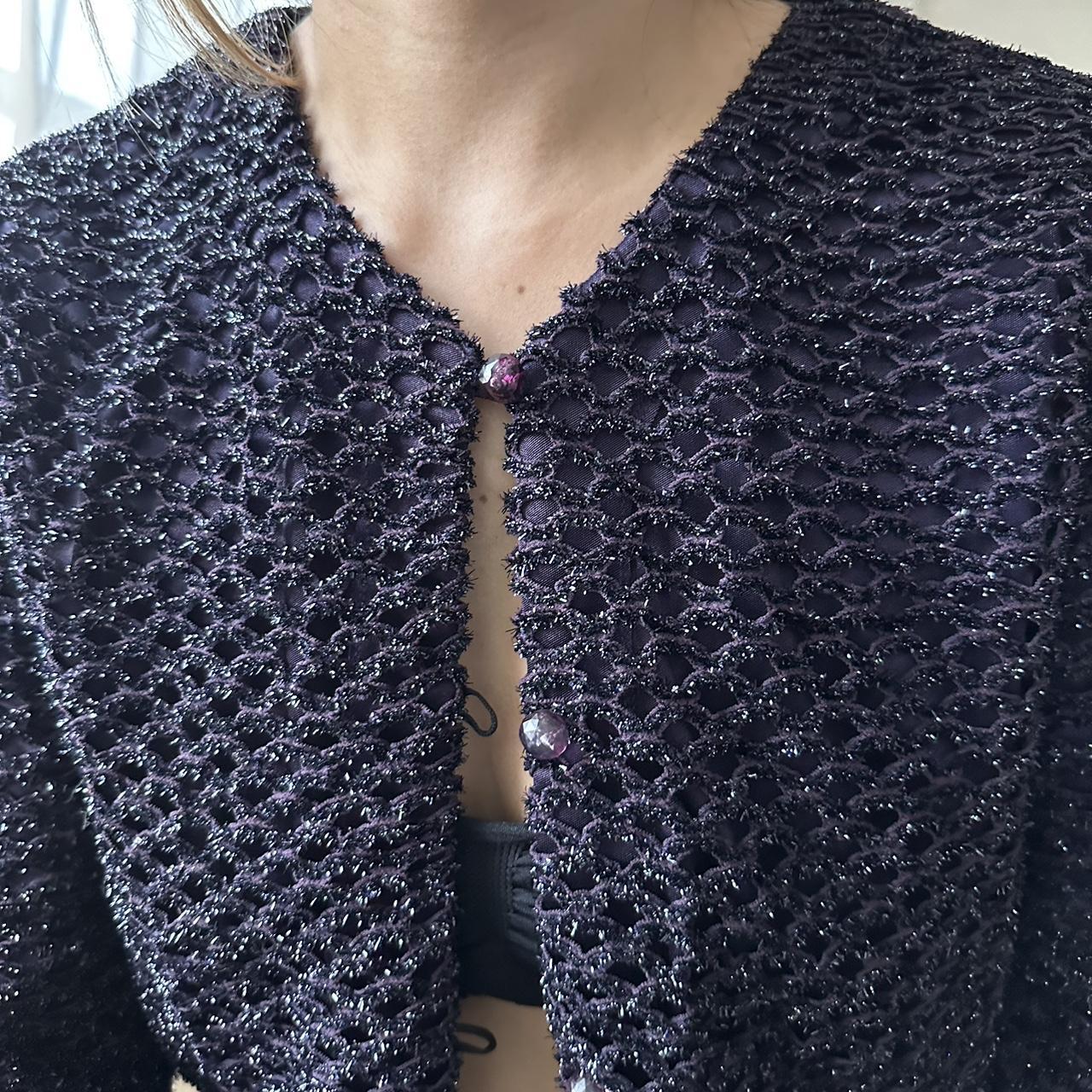 Women's Purple Cardigan