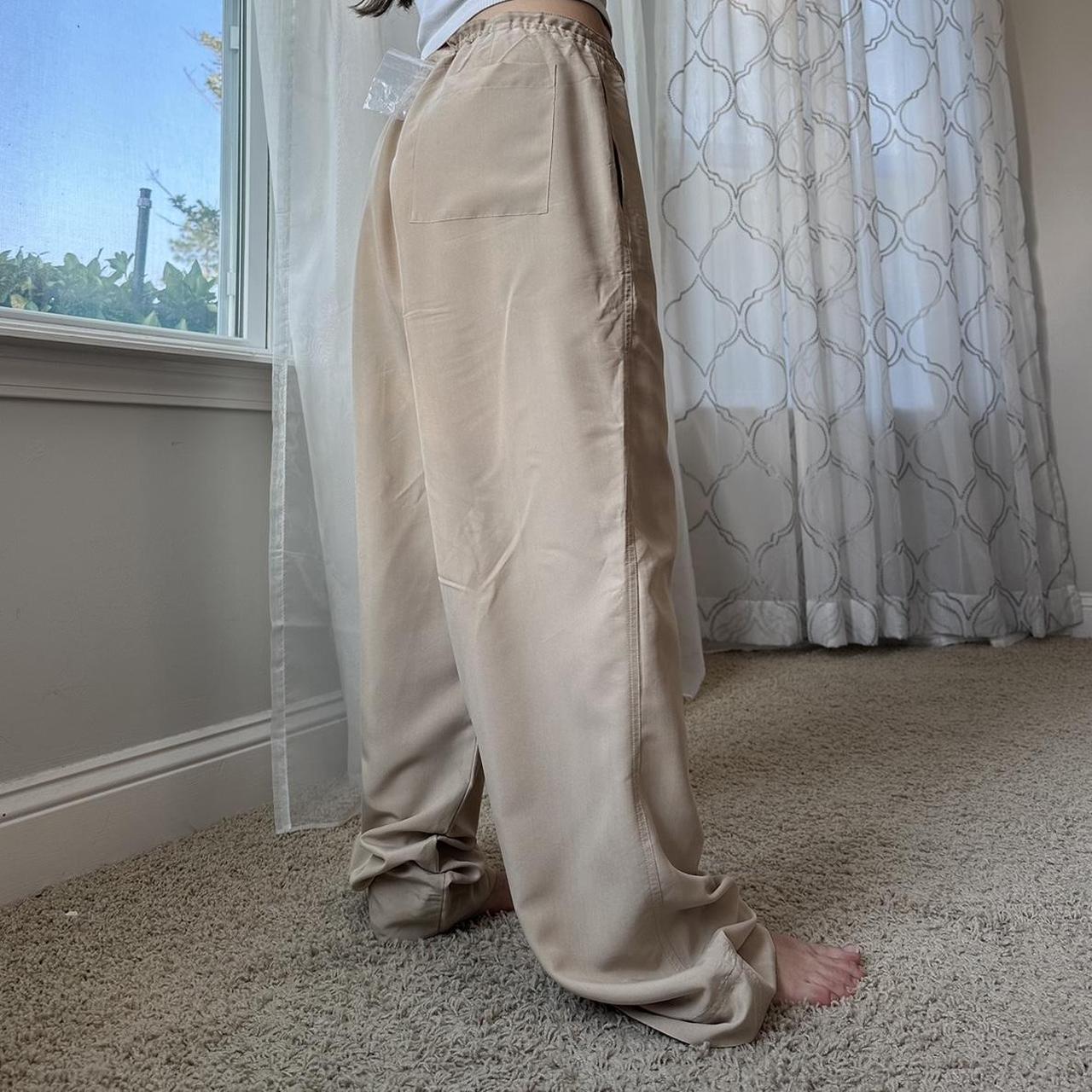 New York & Company Women's Tan and Khaki Trousers