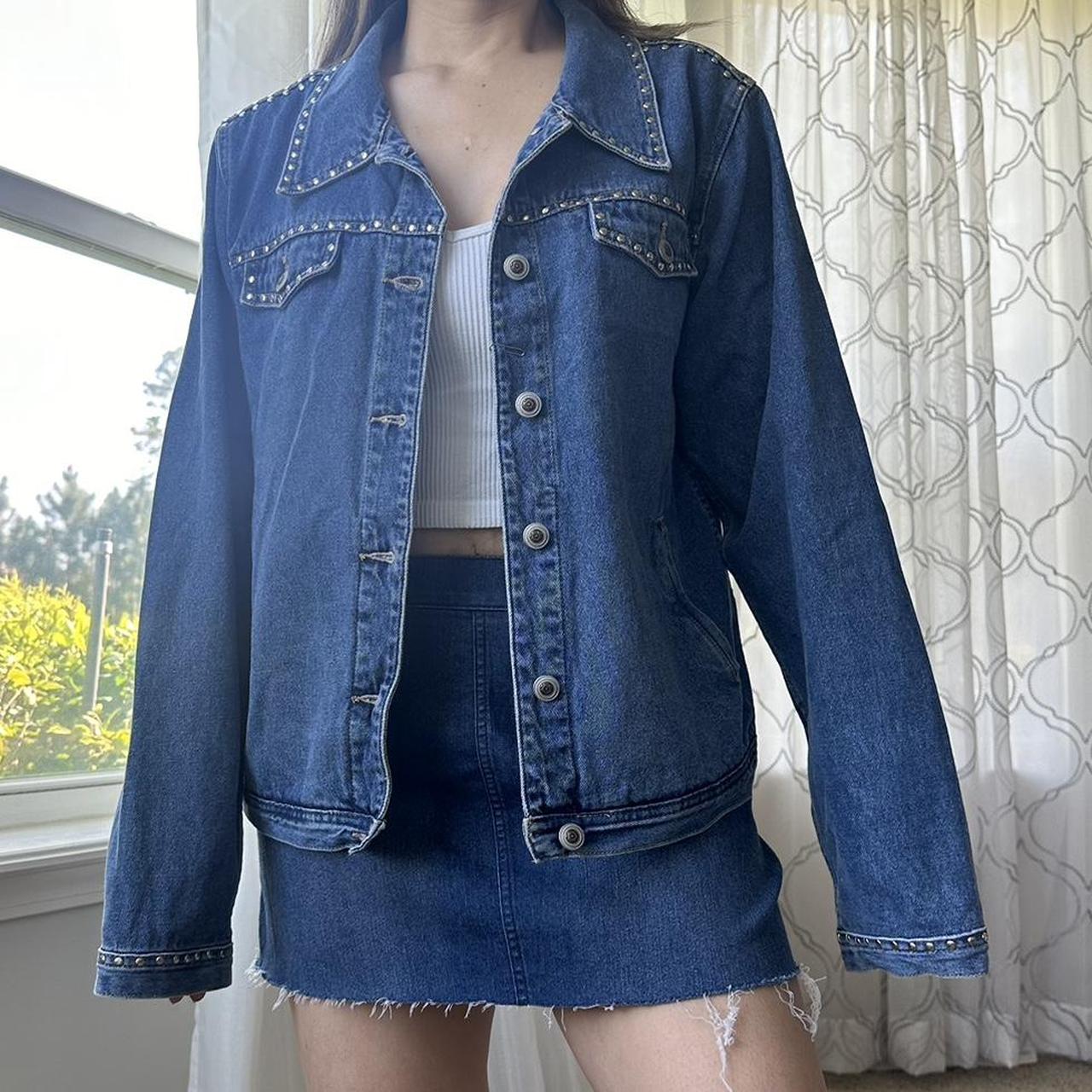 Women's Blue and Silver Jacket