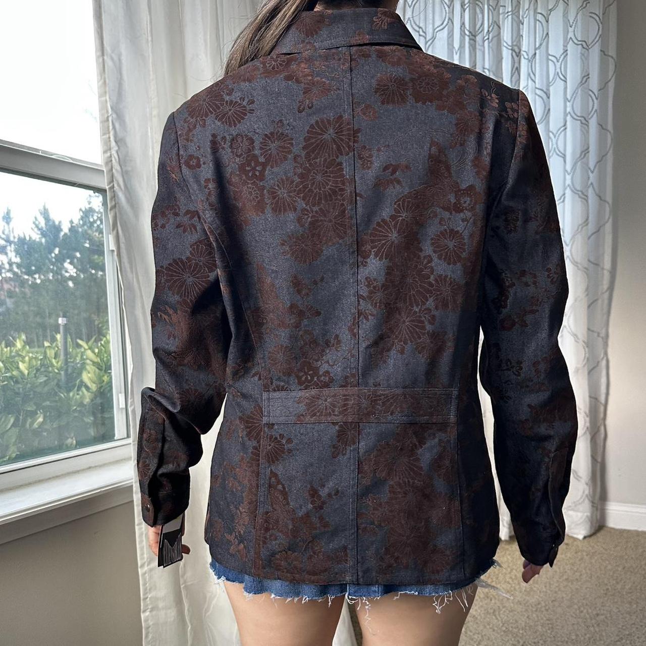 Women's Brown and Blue Jumpsuit