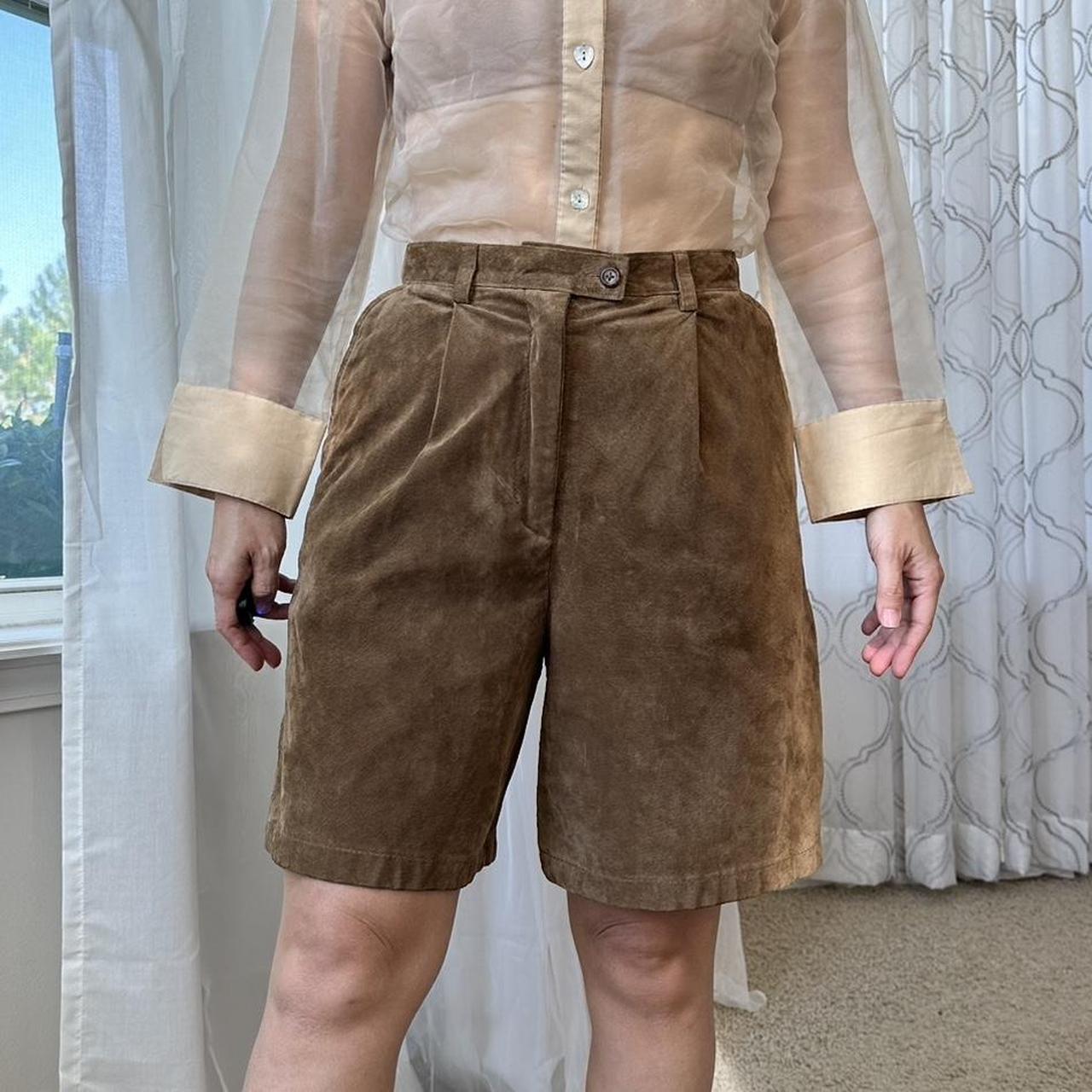 Ralph Lauren Women's Brown and Tan Shorts