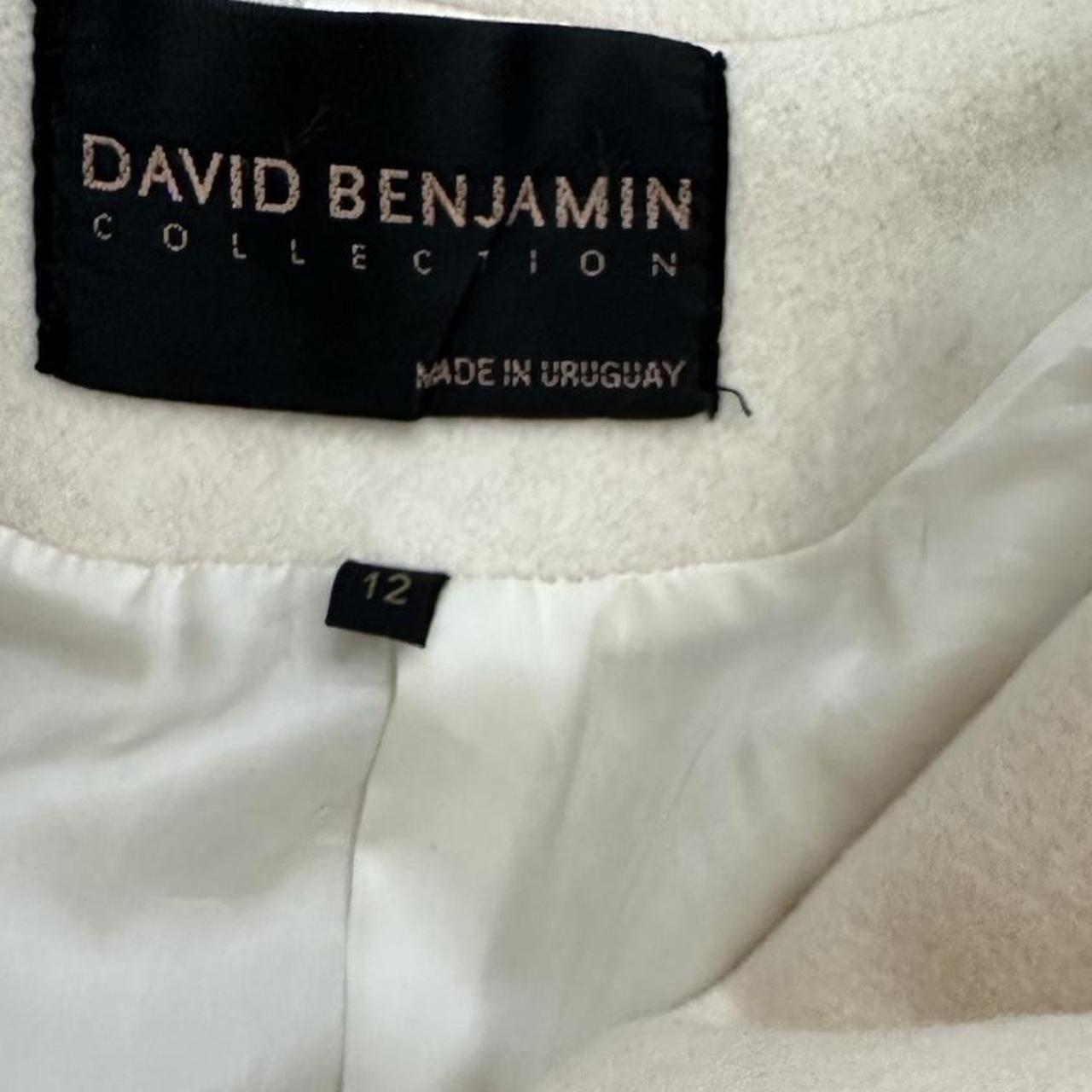 Women's Cream and White Coat