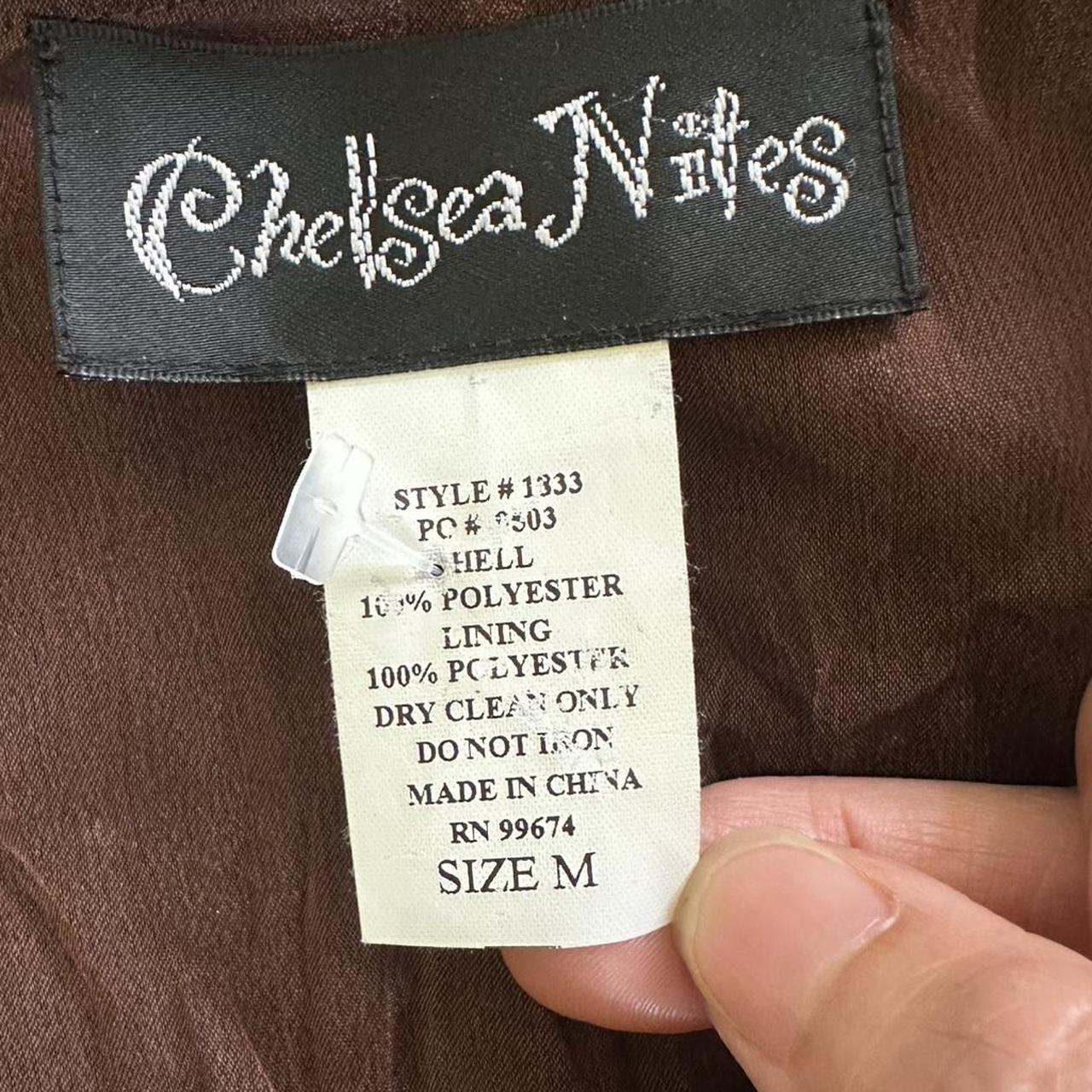 Women's Brown and Black Blouse