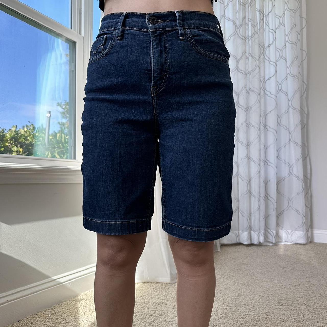 Levi's Women's Navy and Blue Shorts