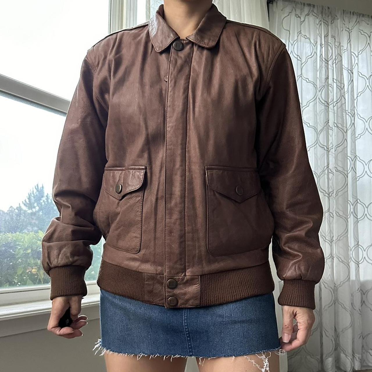 Women's Tan and Brown Jacket