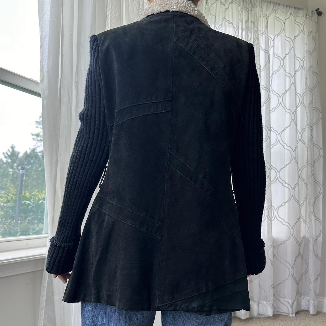 Women's Black and Cream Jacket