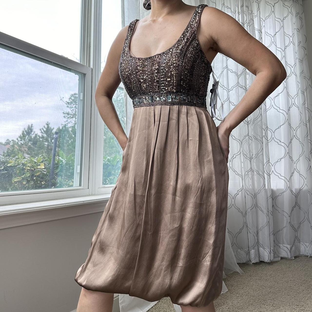 Sue Wong Women's Brown and Tan Dress
