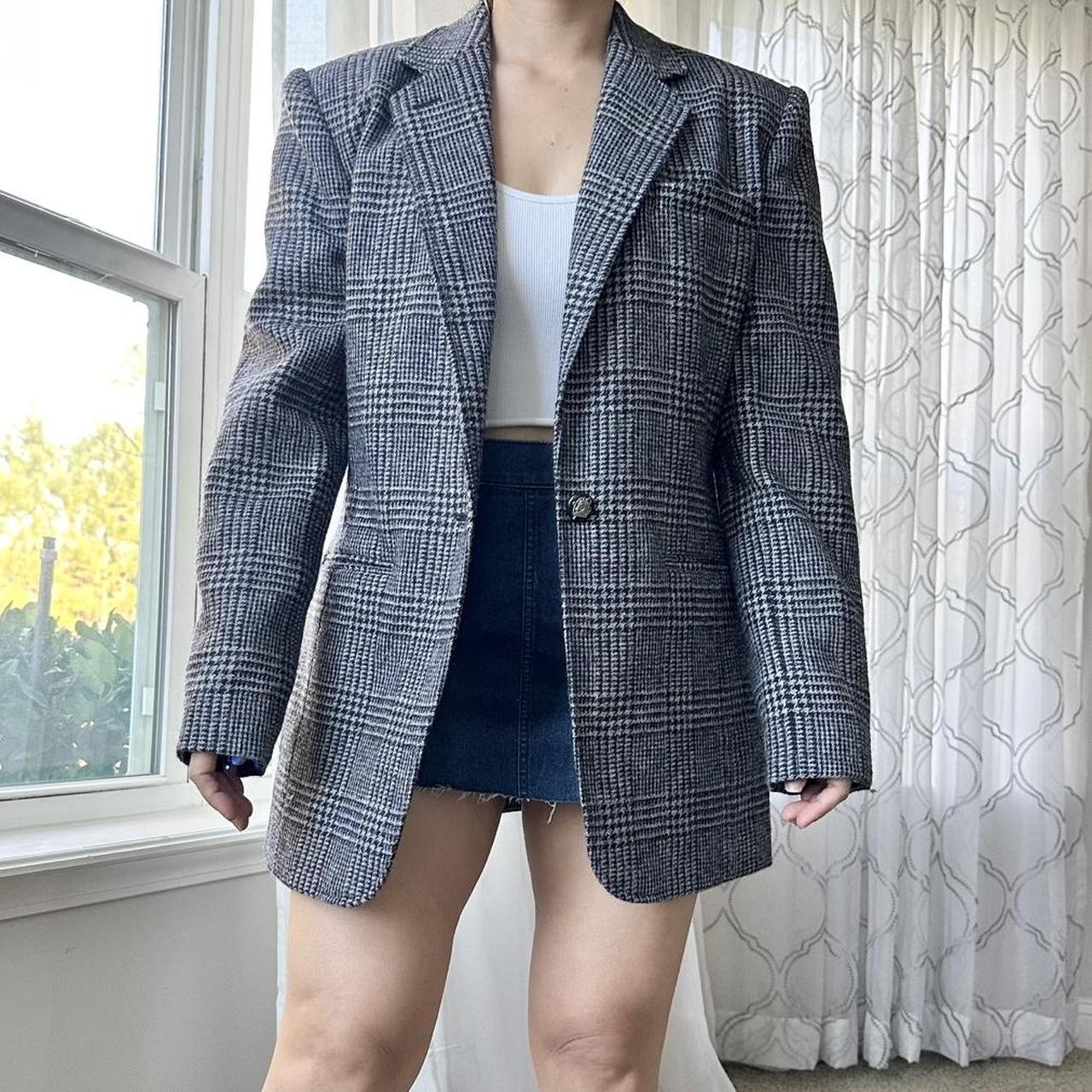 Ralph Lauren Women's Navy and Grey Jacket