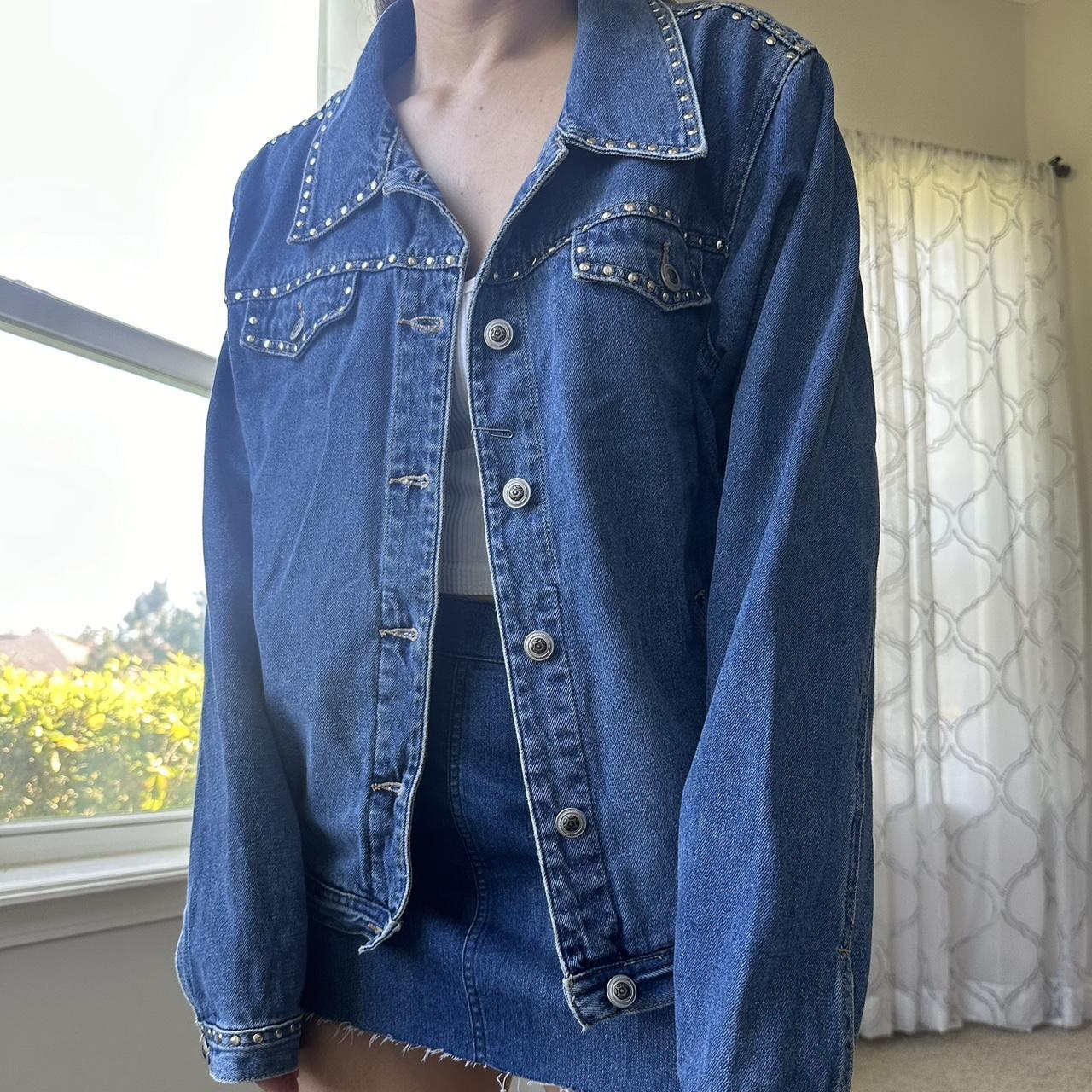 Women's Blue and Silver Jacket