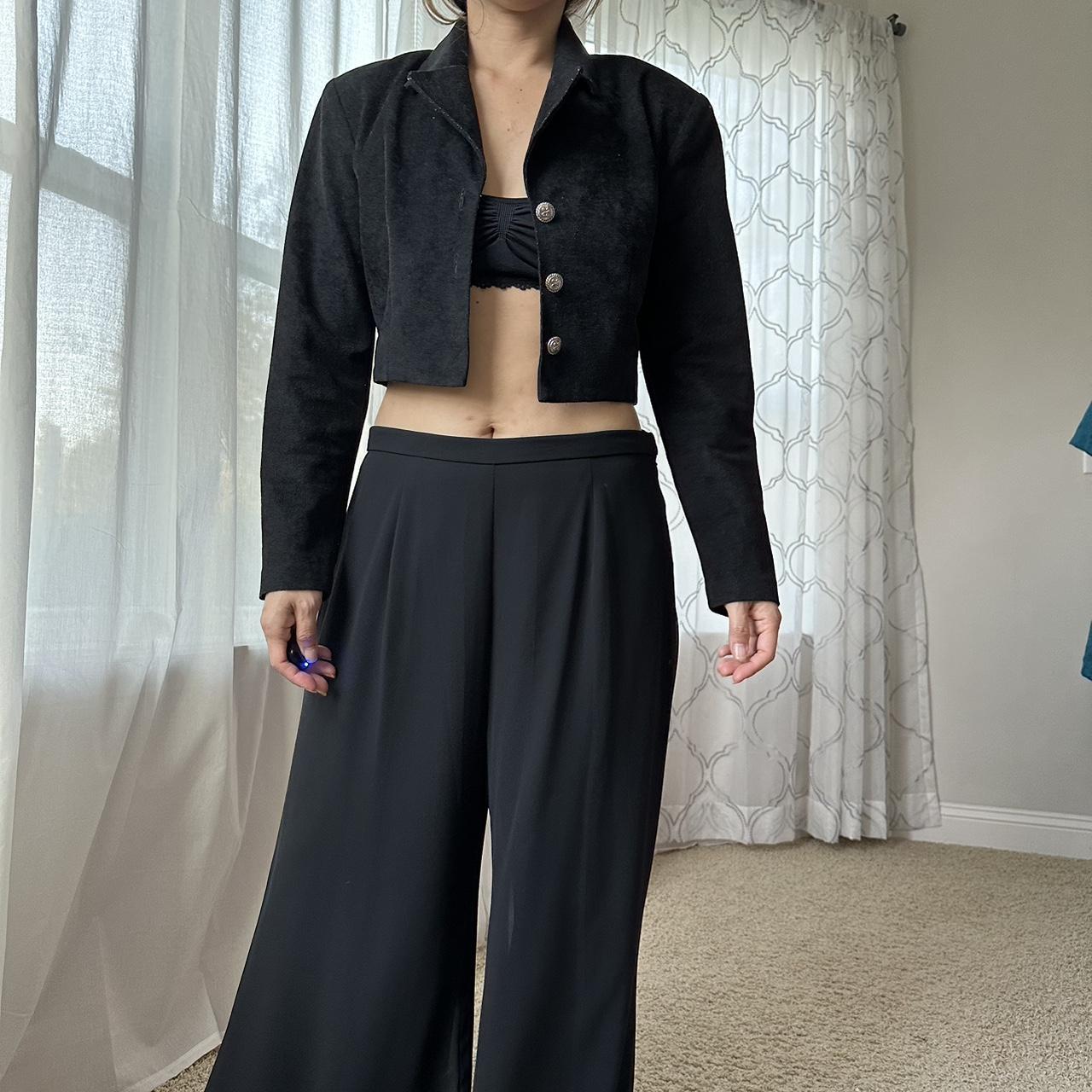 Women's Black and Silver Jacket