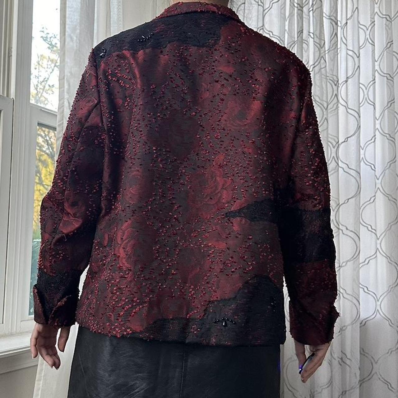 Coldwater Creek Women's Red and Black Jacket