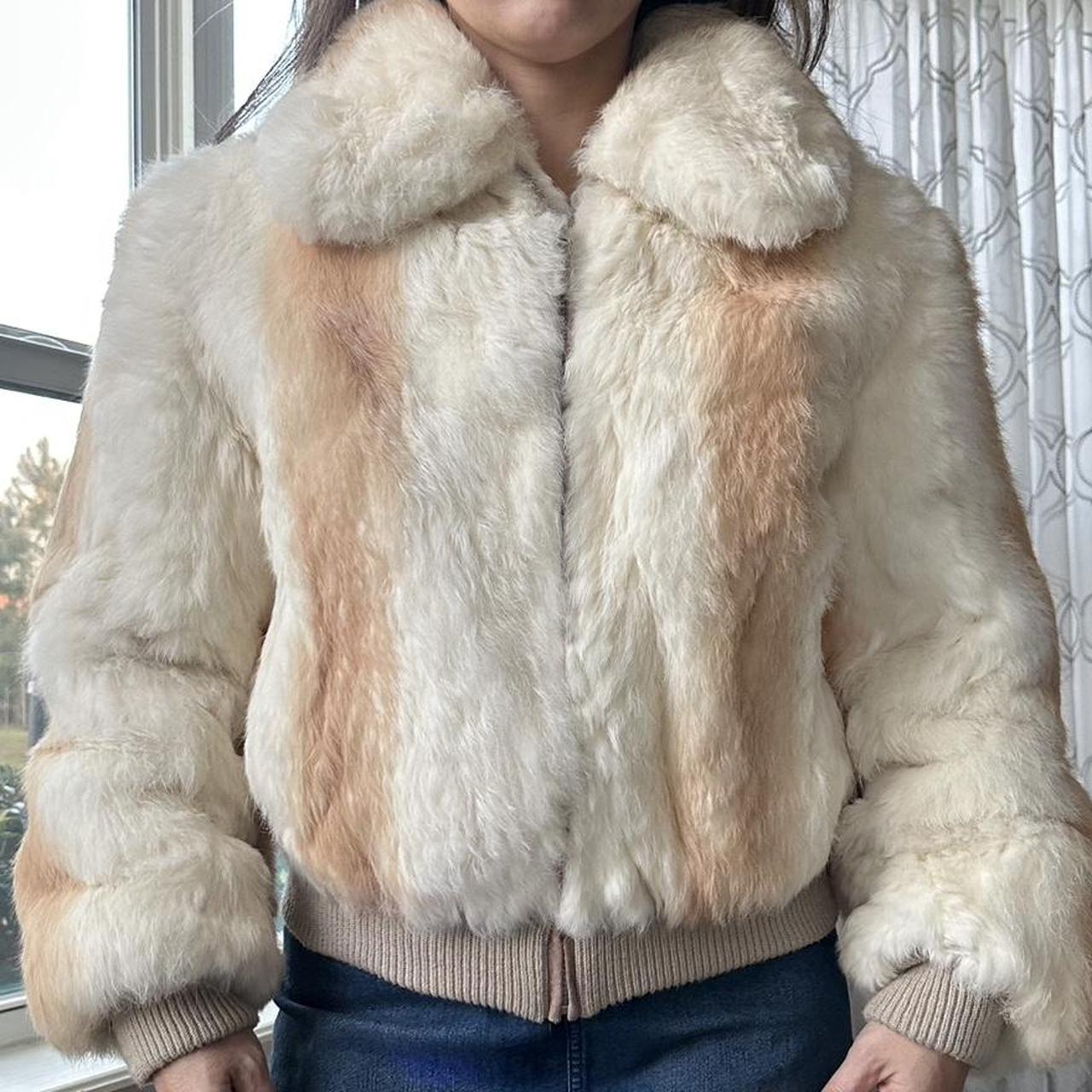 Women's Cream and Tan Jacket