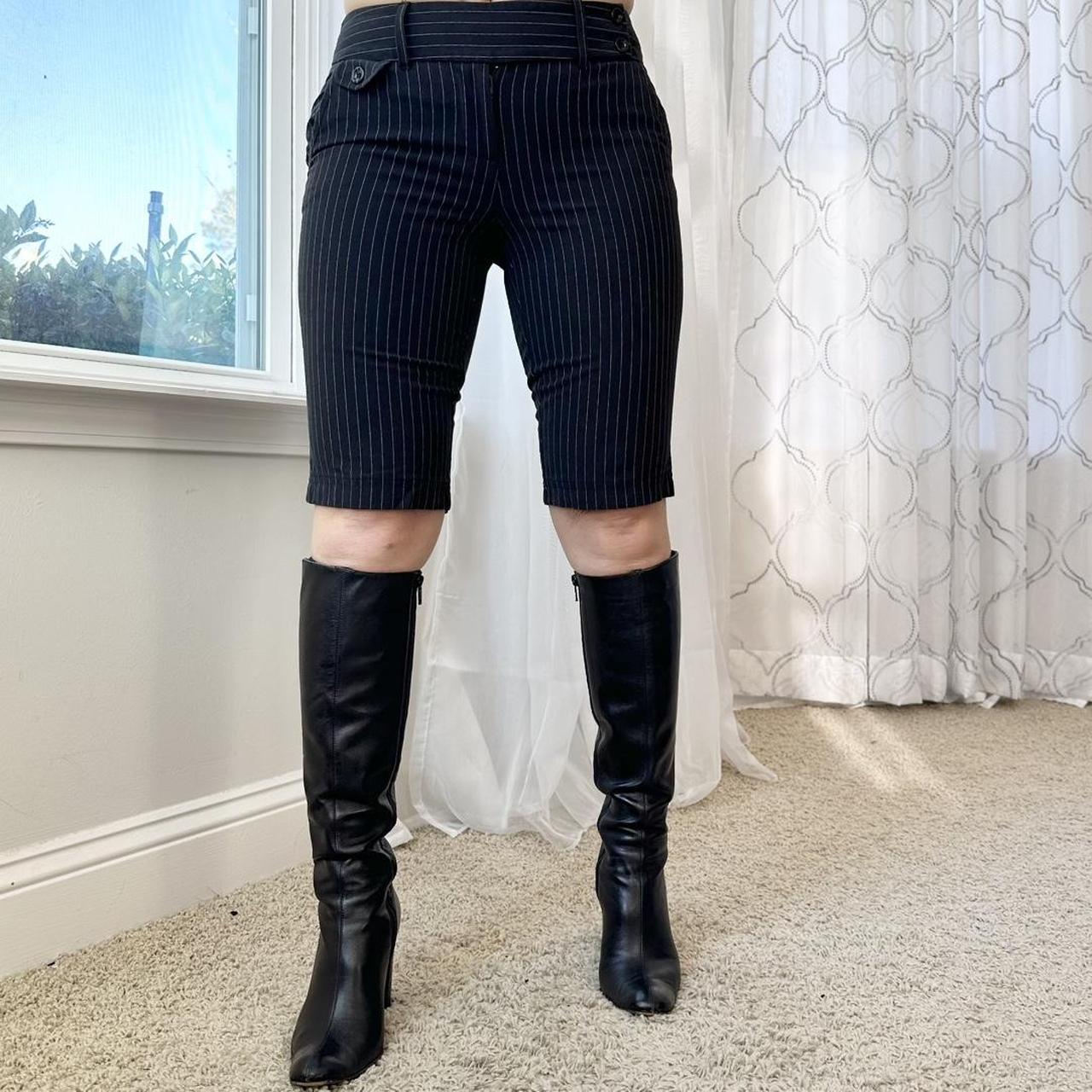 Copper Key Women's Black and White Shorts