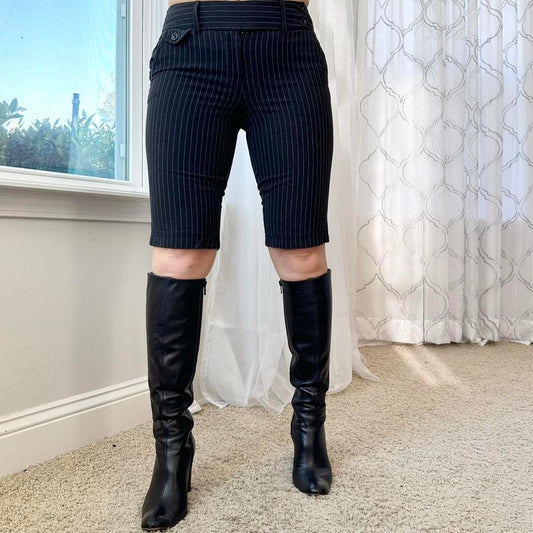 Copper Key Women's Black and White Shorts