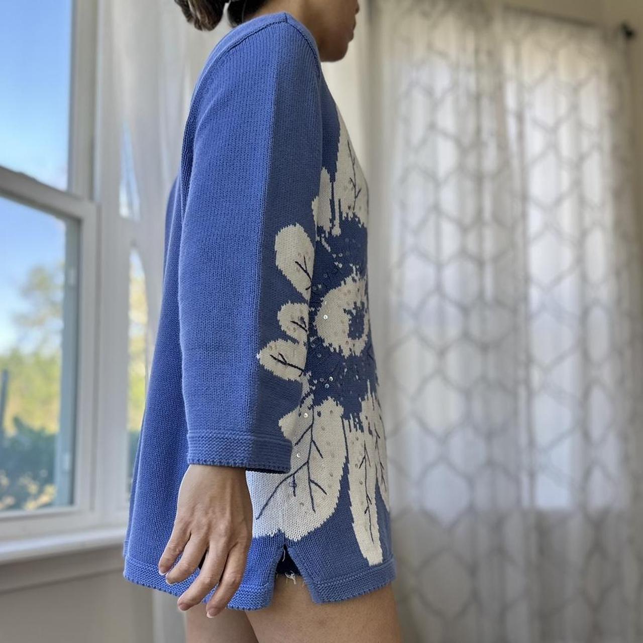 Women's Purple and Blue Jumper