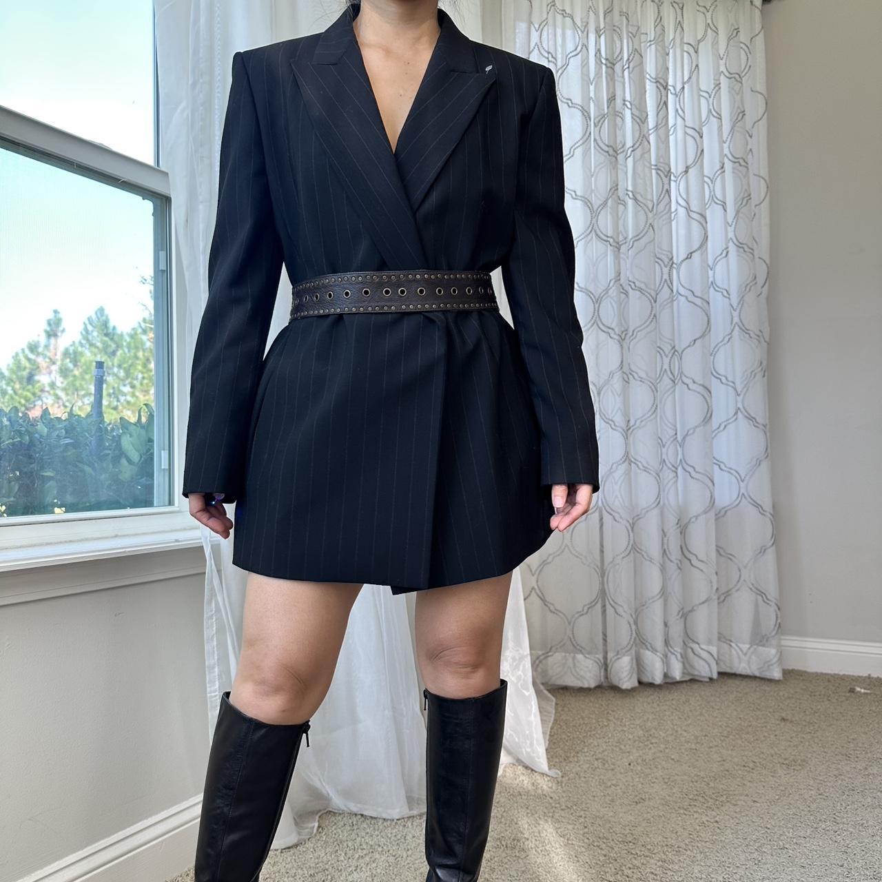 Max Mara Women's Black and Brown Suit