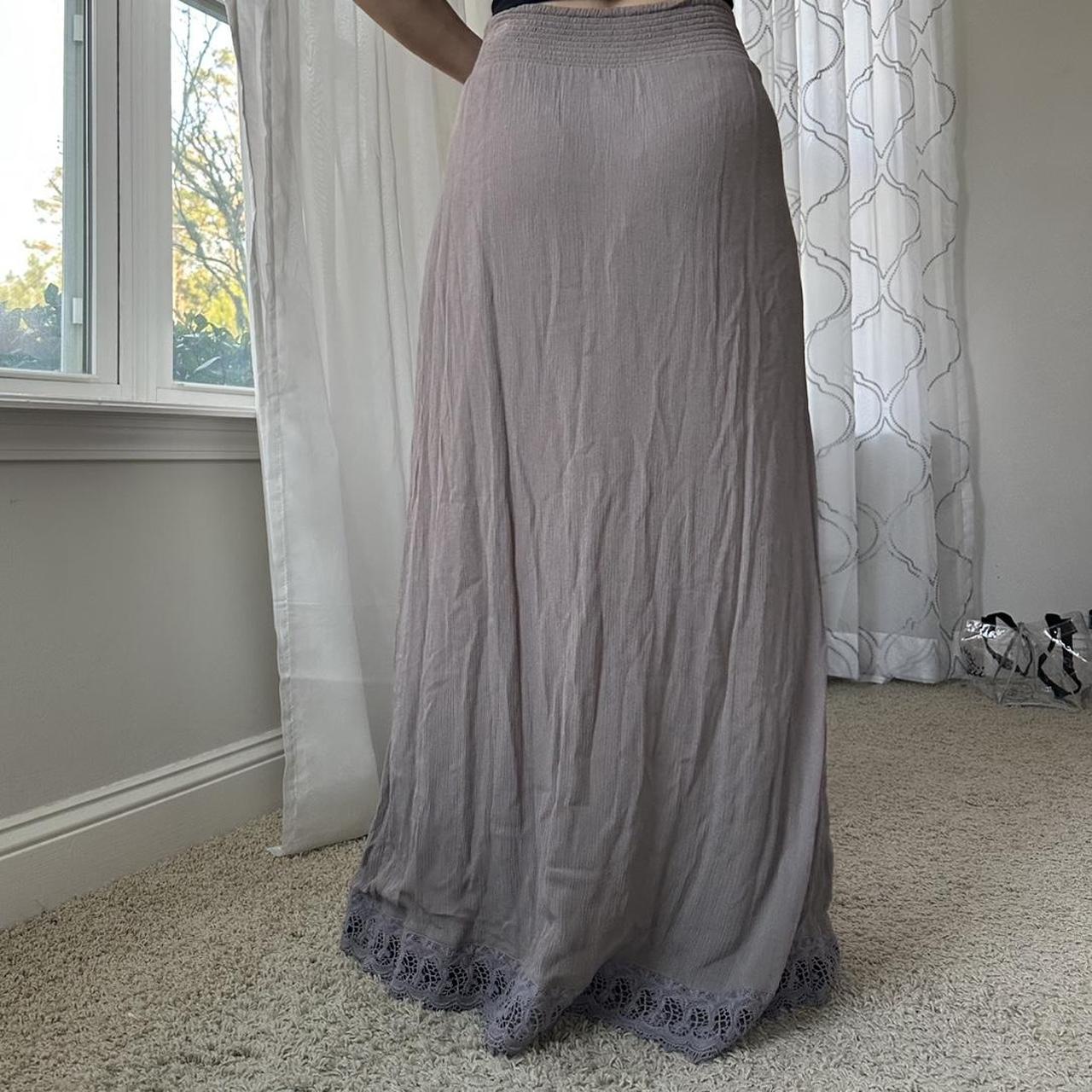 Chico's Women's Brown and Tan Skirt