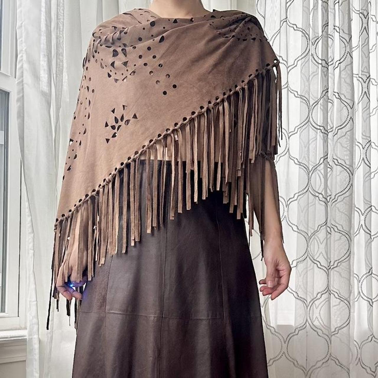 Women's Brown Scarf-wraps