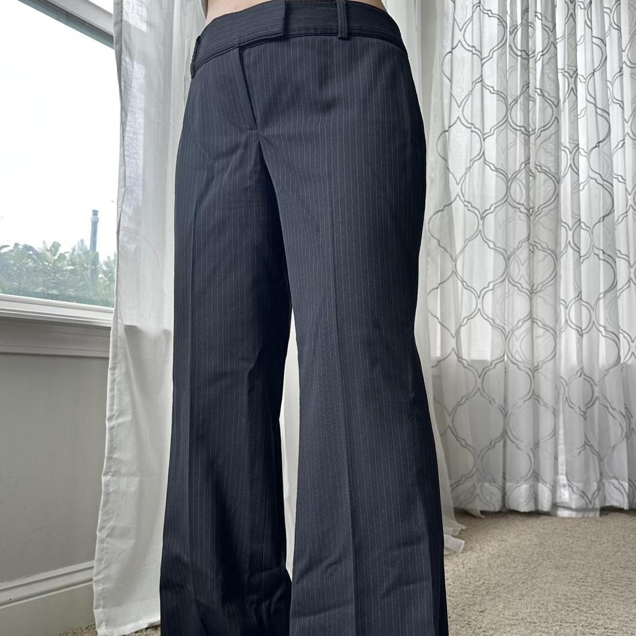 White House Black Market Women's Black and White Trousers