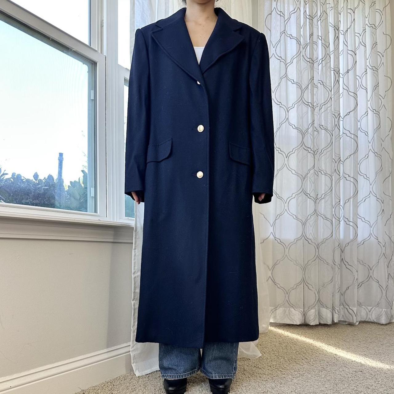 Women's Navy and Gold Coat