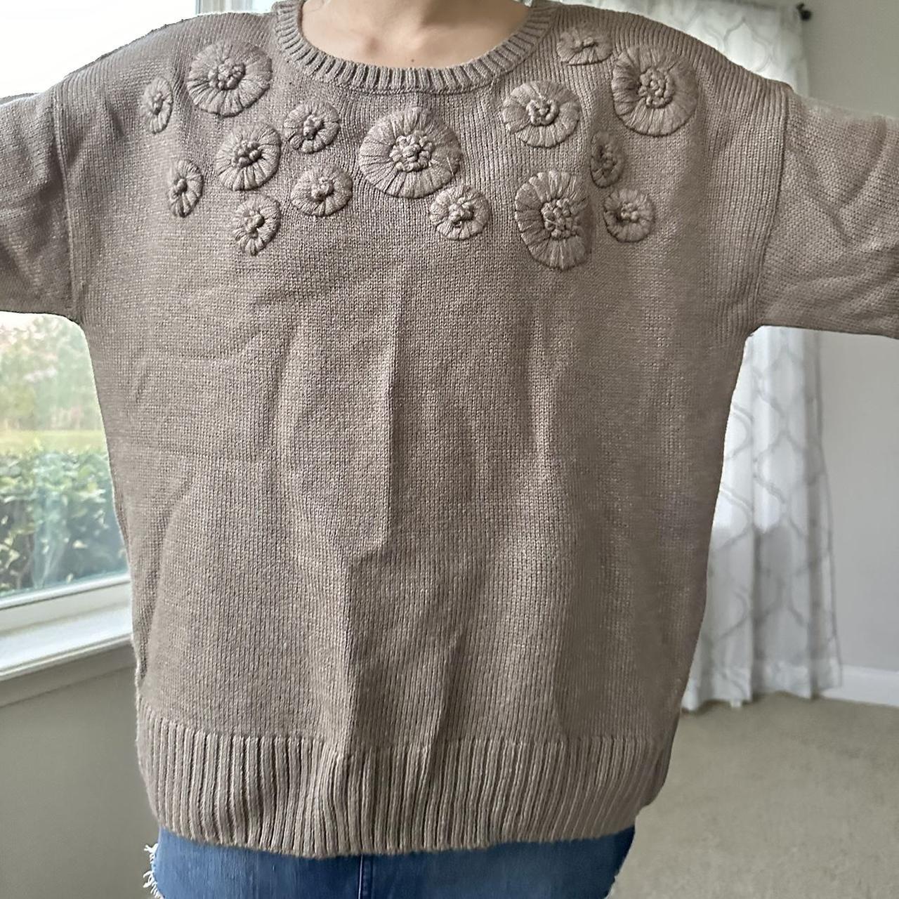 Coldwater Creek Women's Brown Jumper