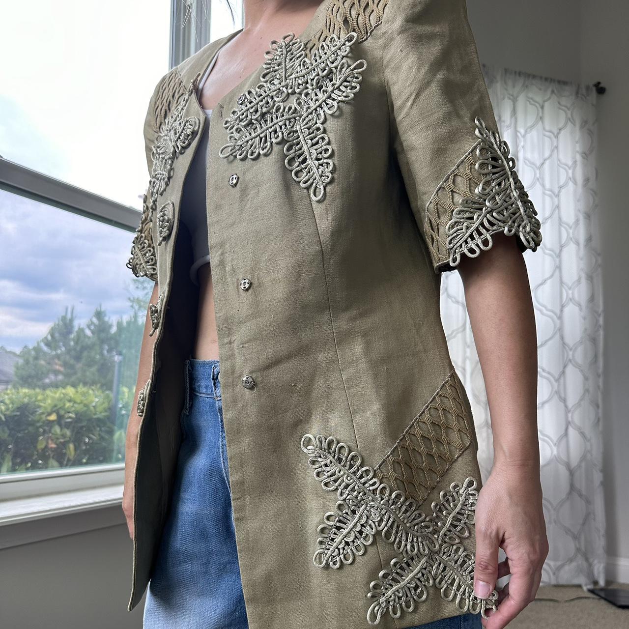 Women's Khaki and Green Jacket