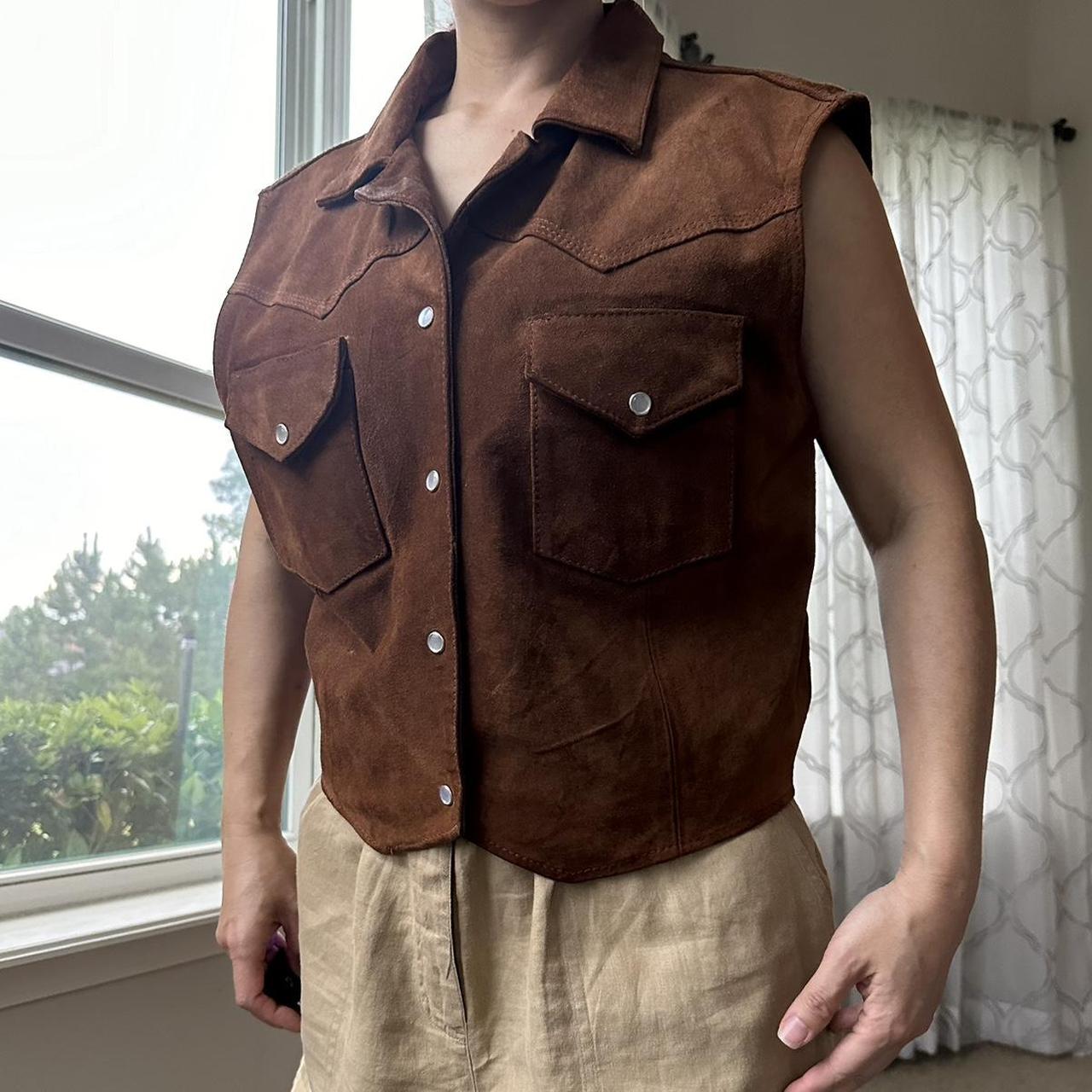 Women's Tan Gilet