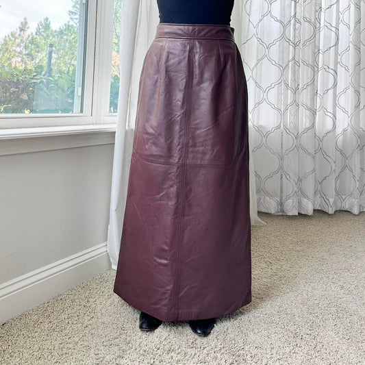 Preston & York Women's Burgundy Skirt