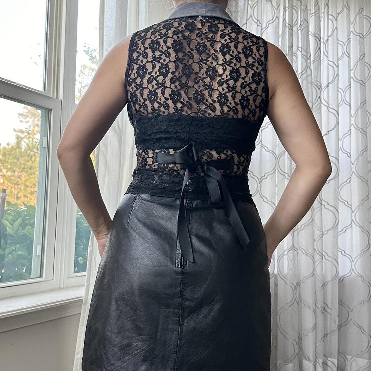 Women's Grey and Black Gilet