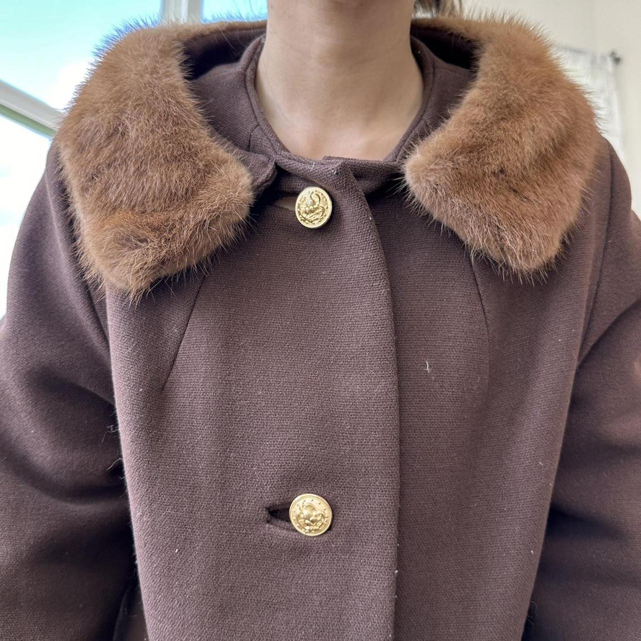 Women's Brown and Tan Coat