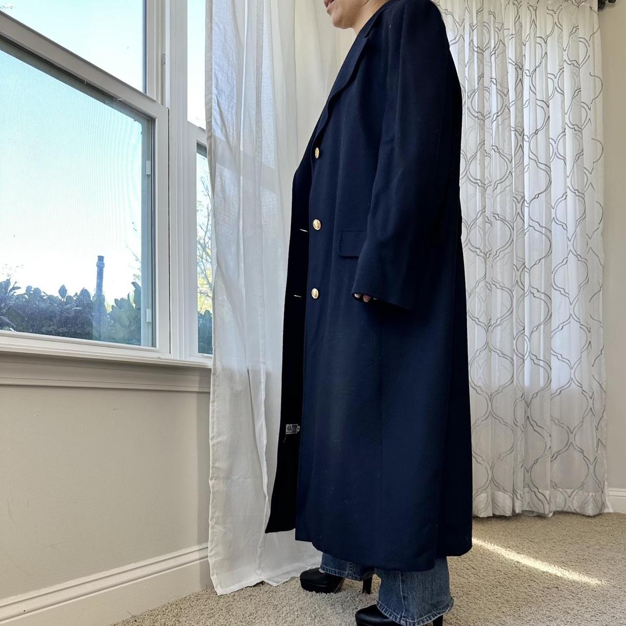 Women's Navy and Gold Coat